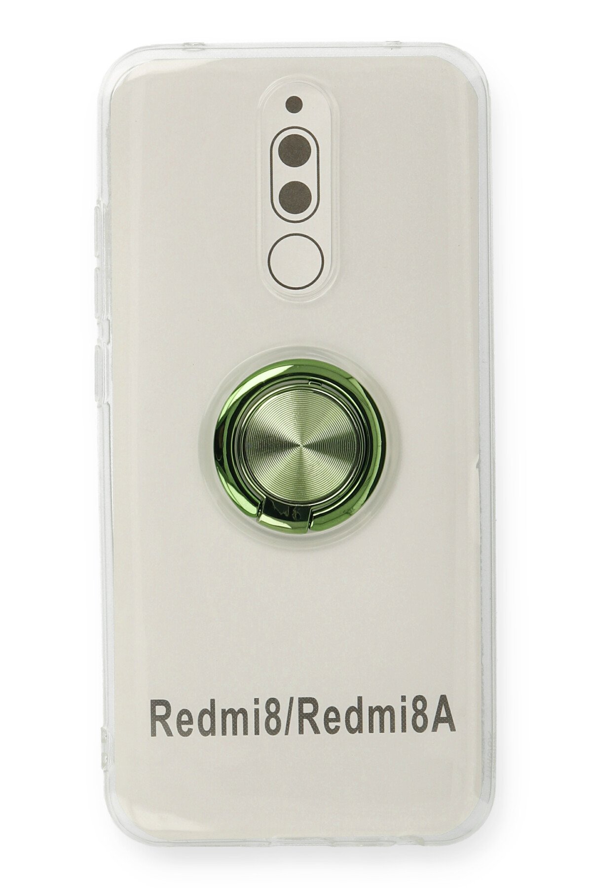 Newface Xiaomi Redmi 8A Kılıf İkon Silikon - Koyu Yeşil