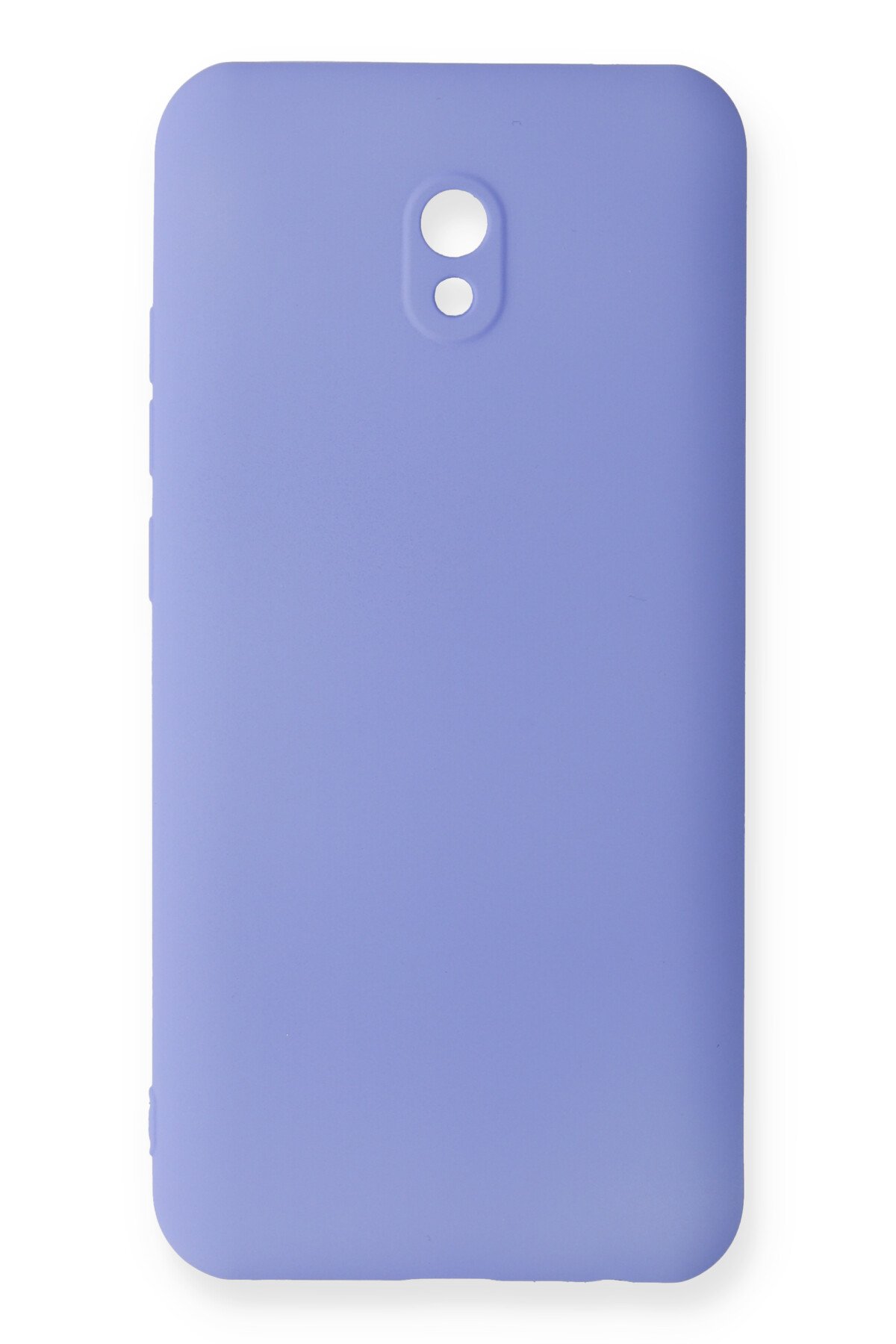 Newface Xiaomi Redmi 8A Kılıf Ottoman Kumaş Silikon - Turuncu Örgü