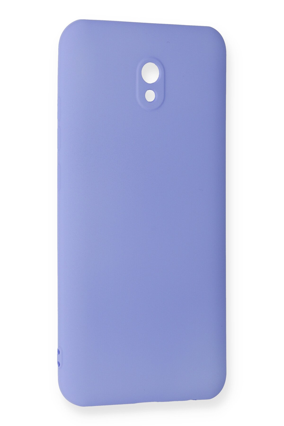 Newface Xiaomi Redmi 8A Kılıf Ottoman Kumaş Silikon - Turuncu Örgü