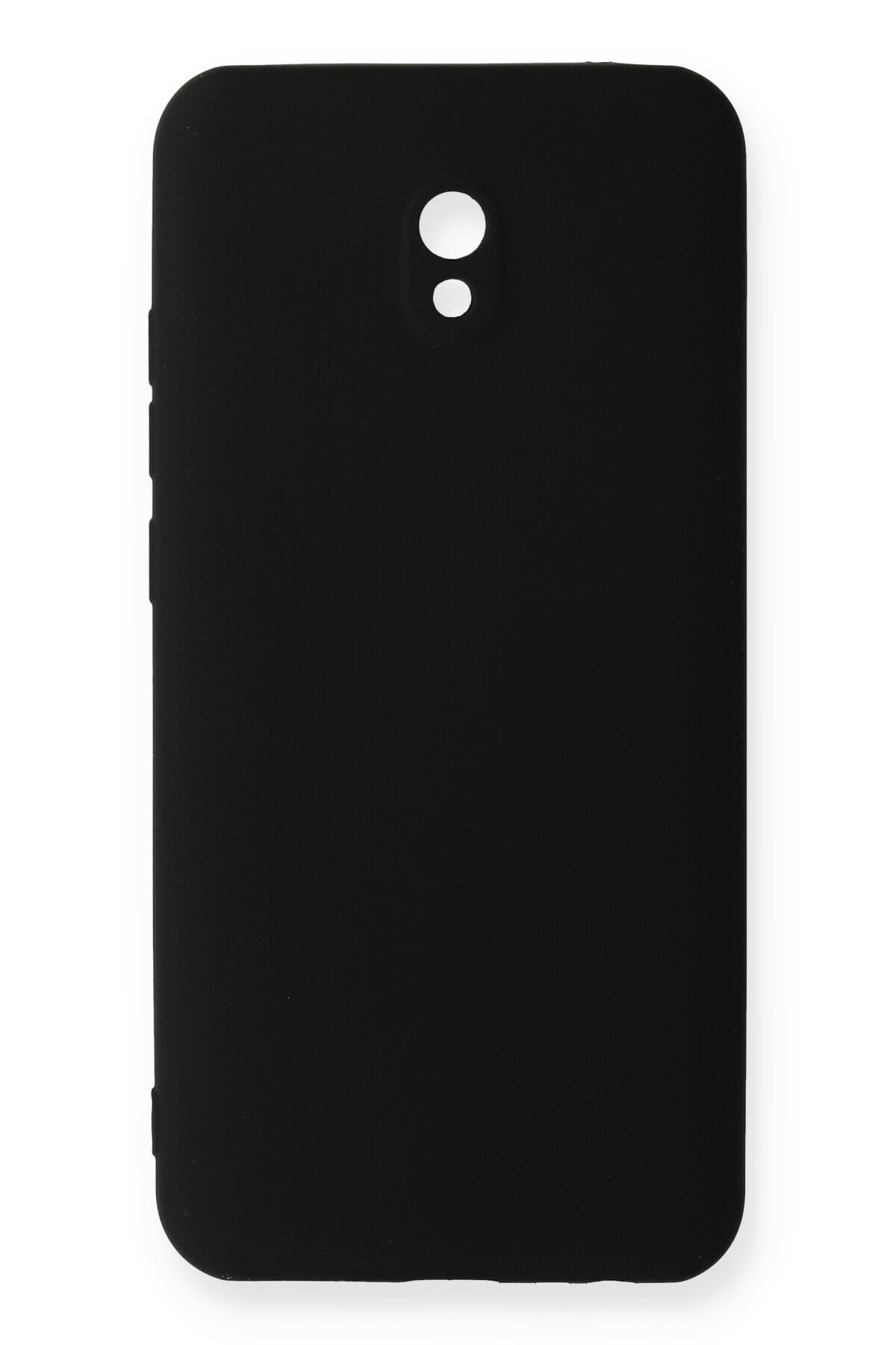 Newface Xiaomi Redmi 8A Kılıf Ottoman Kumaş Silikon - Siyah