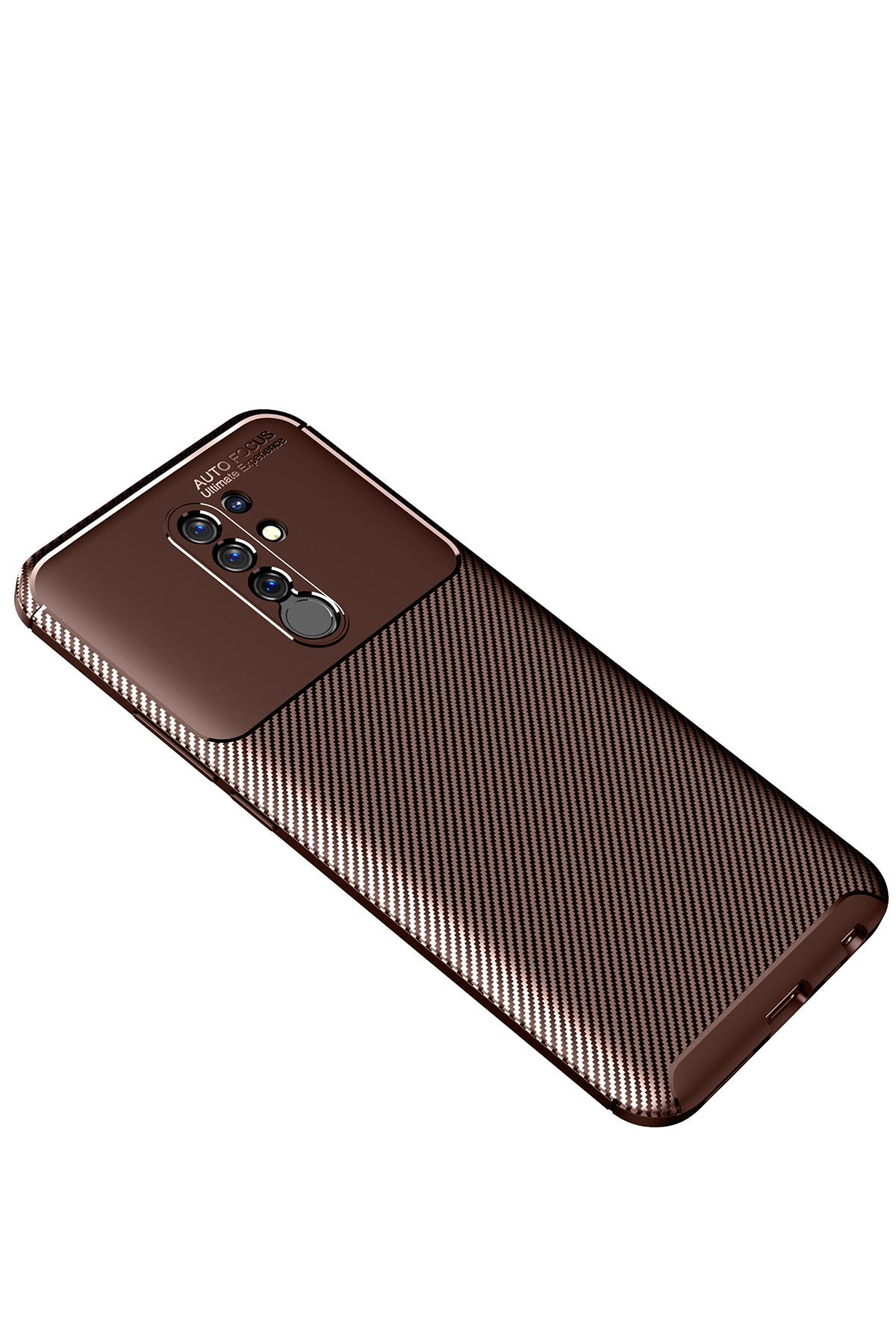 Newface Xiaomi Redmi 9 Kılıf Nano içi Kadife  Silikon - Siyah