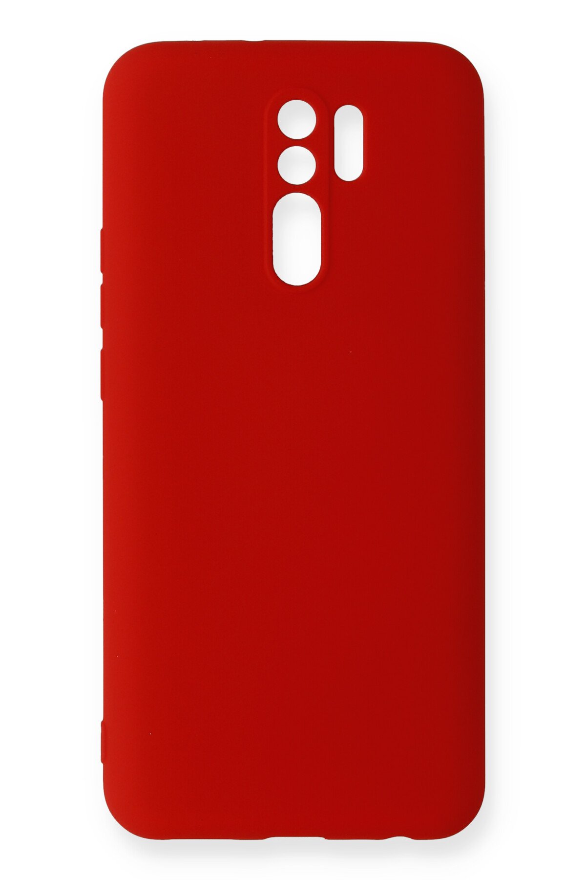 Newface Xiaomi Redmi 9 Kılıf Focus Karbon Silikon - Siyah