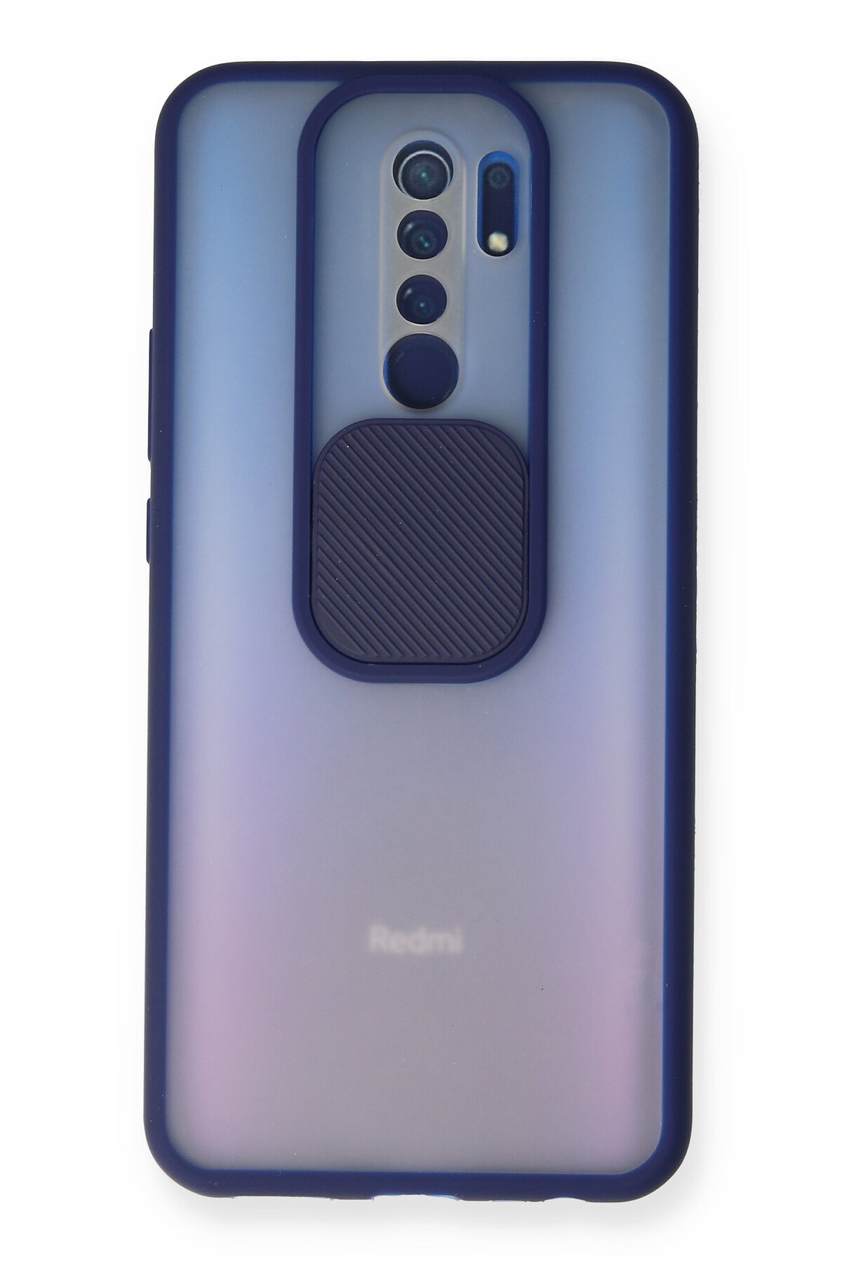 Newface Xiaomi Redmi 9 Kılıf Nano içi Kadife  Silikon - Gri