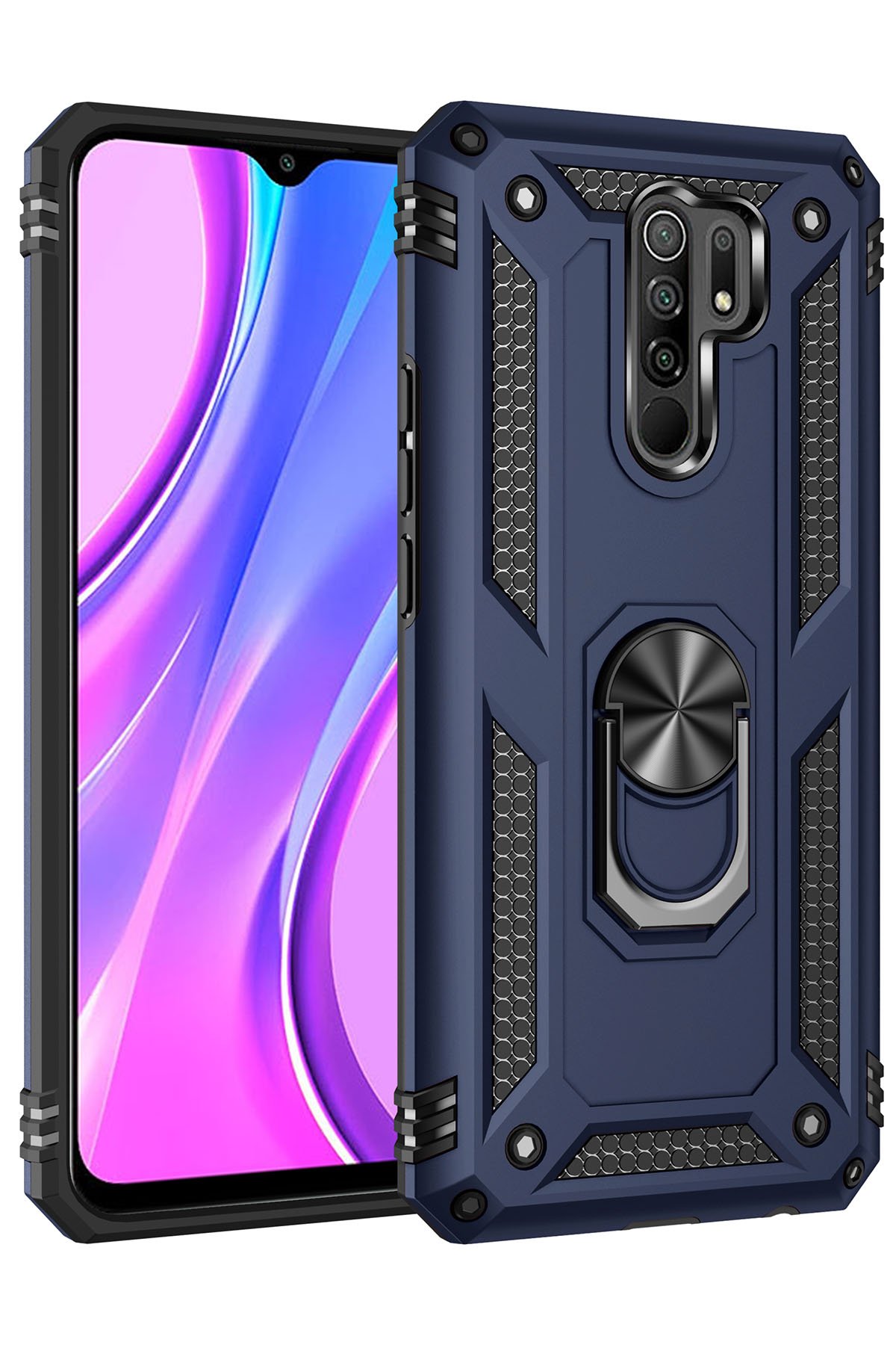 Newface Xiaomi Redmi 9 Kılıf Platin Silikon - Yeşil