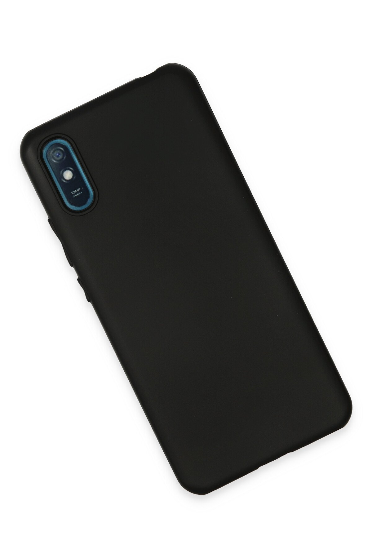 Newface Xiaomi Redmi 9A Kılıf Miami Şeffaf Silikon - Siyah