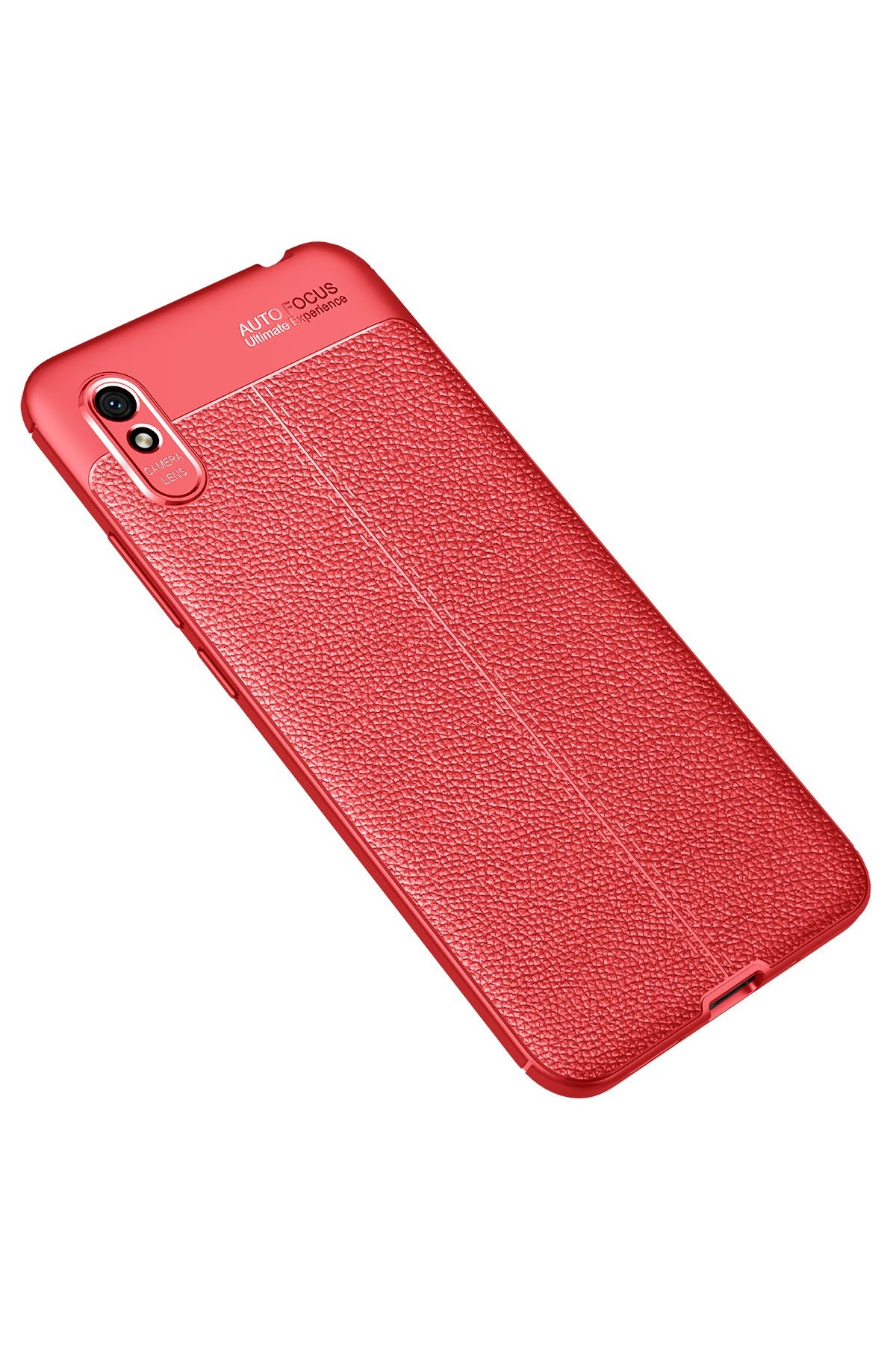 Newface Xiaomi Redmi 9A Kılıf Auto Focus Karbon Kapak - Siyah