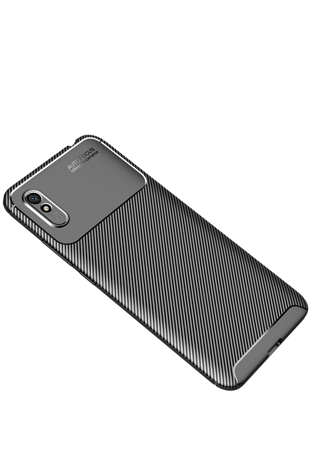Newface Xiaomi Redmi 9A Kılıf Miami Şeffaf Silikon - Fuşya
