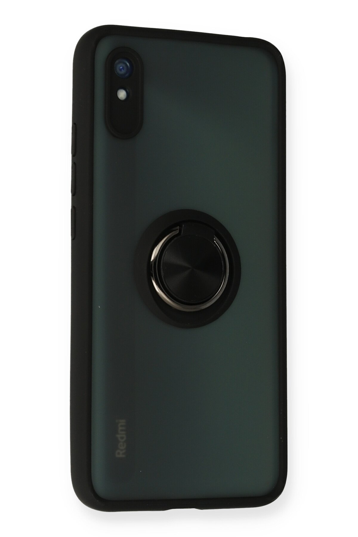 Newface Xiaomi Redmi 9A Kılıf Volet Silikon - Mavi