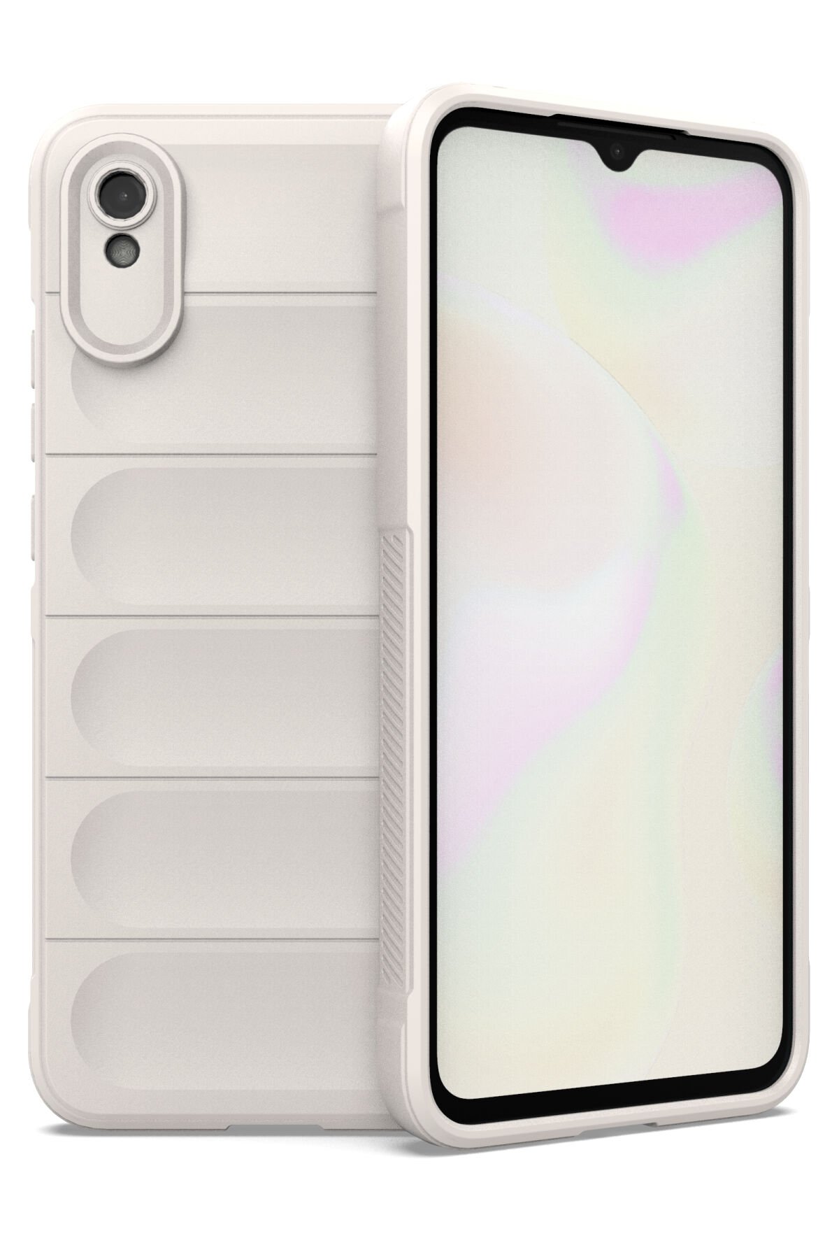 Newface Xiaomi Redmi 9A Kılıf Nano içi Kadife Silikon - Sarı