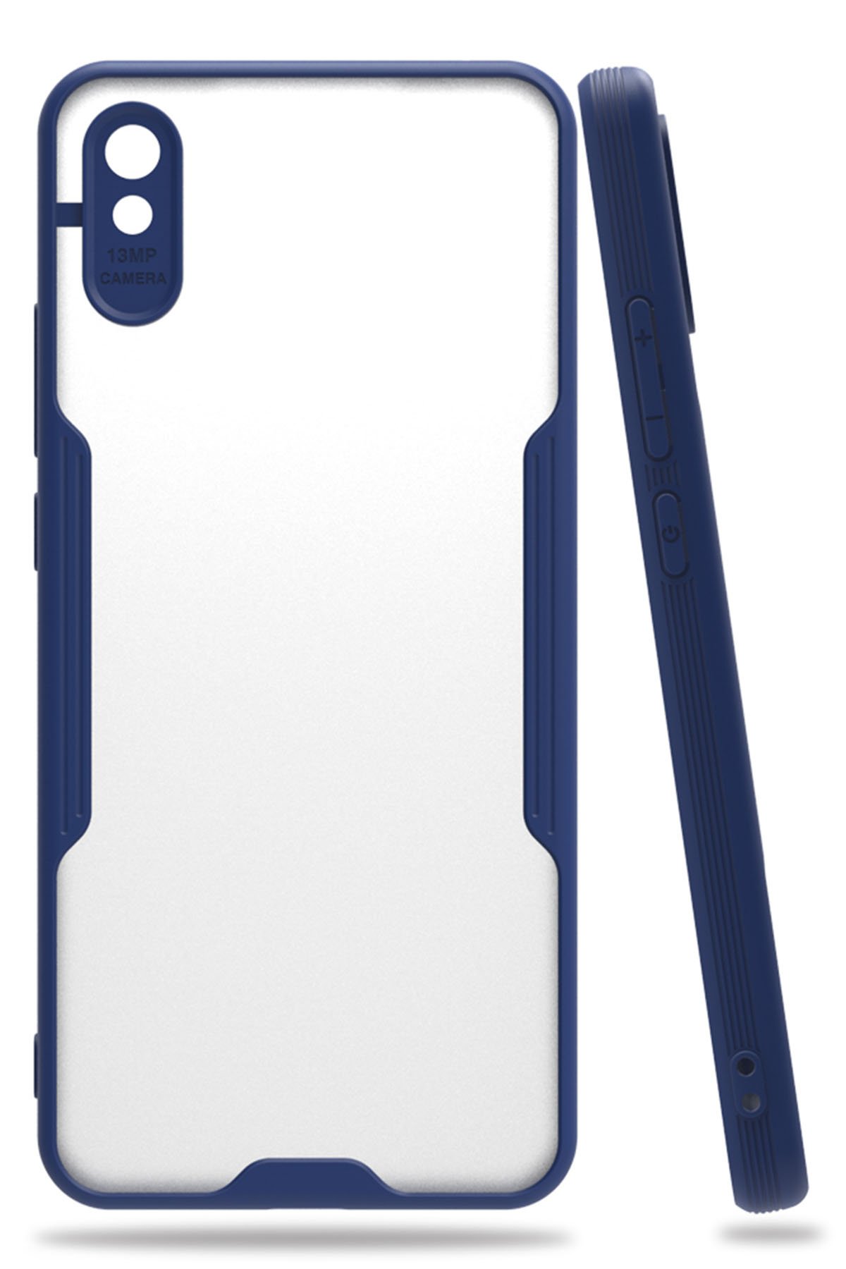 Newface Xiaomi Redmi 9A Kılıf Mega Standlı Silikon - Yeşil