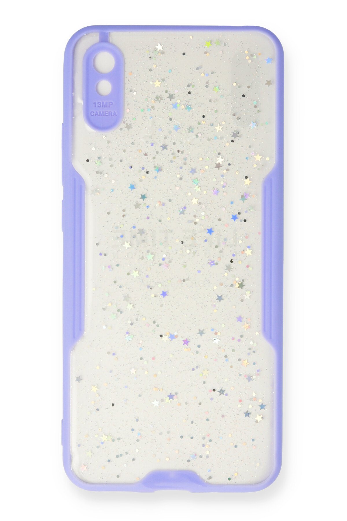 Newface Xiaomi Redmi 9A Kılıf Mega Standlı Silikon - Gold