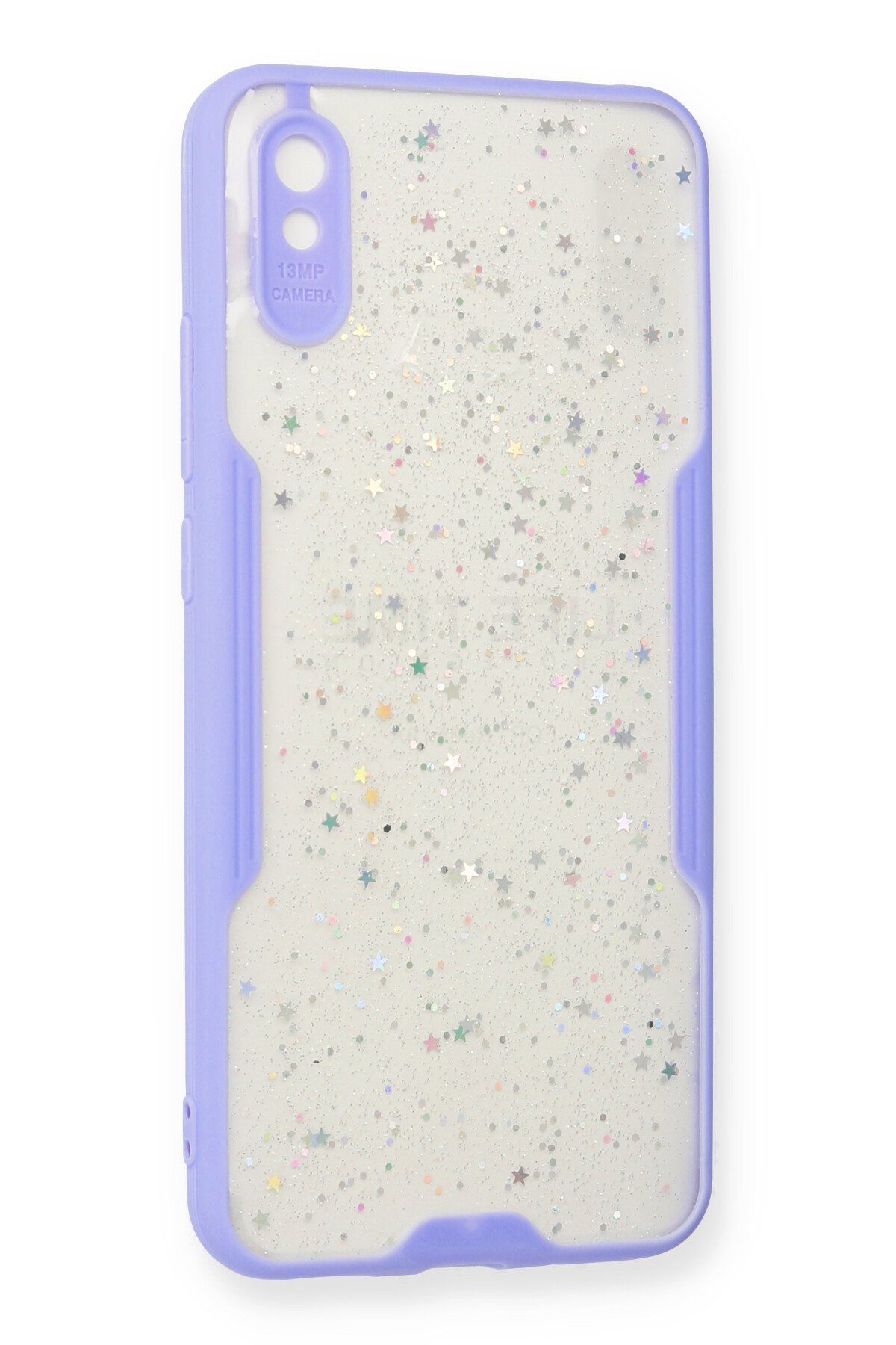 Newface Xiaomi Redmi 9A Kılıf Mega Standlı Silikon - Gold