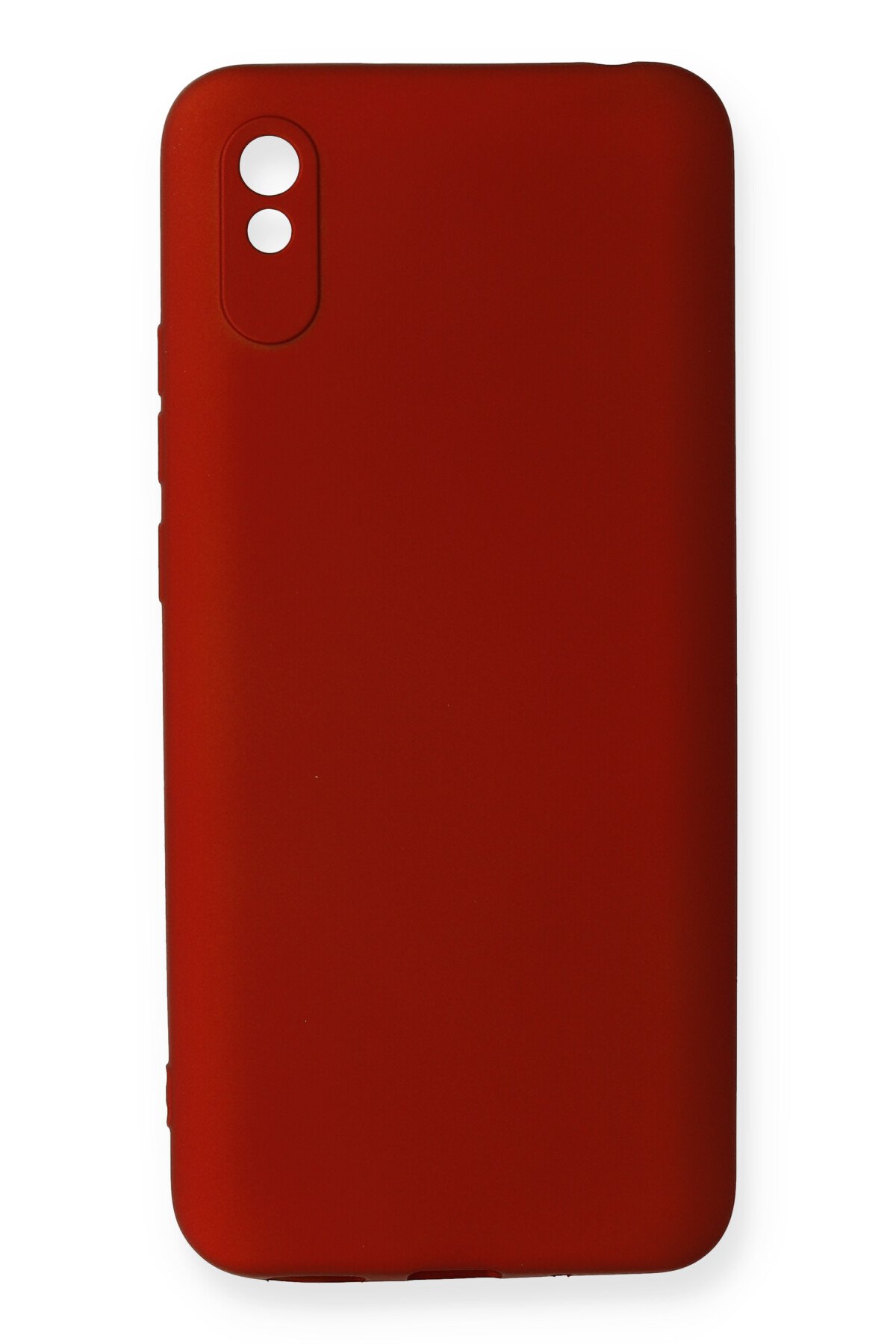 Newface Xiaomi Redmi 9A Kılıf Volet Silikon - Kırmızı