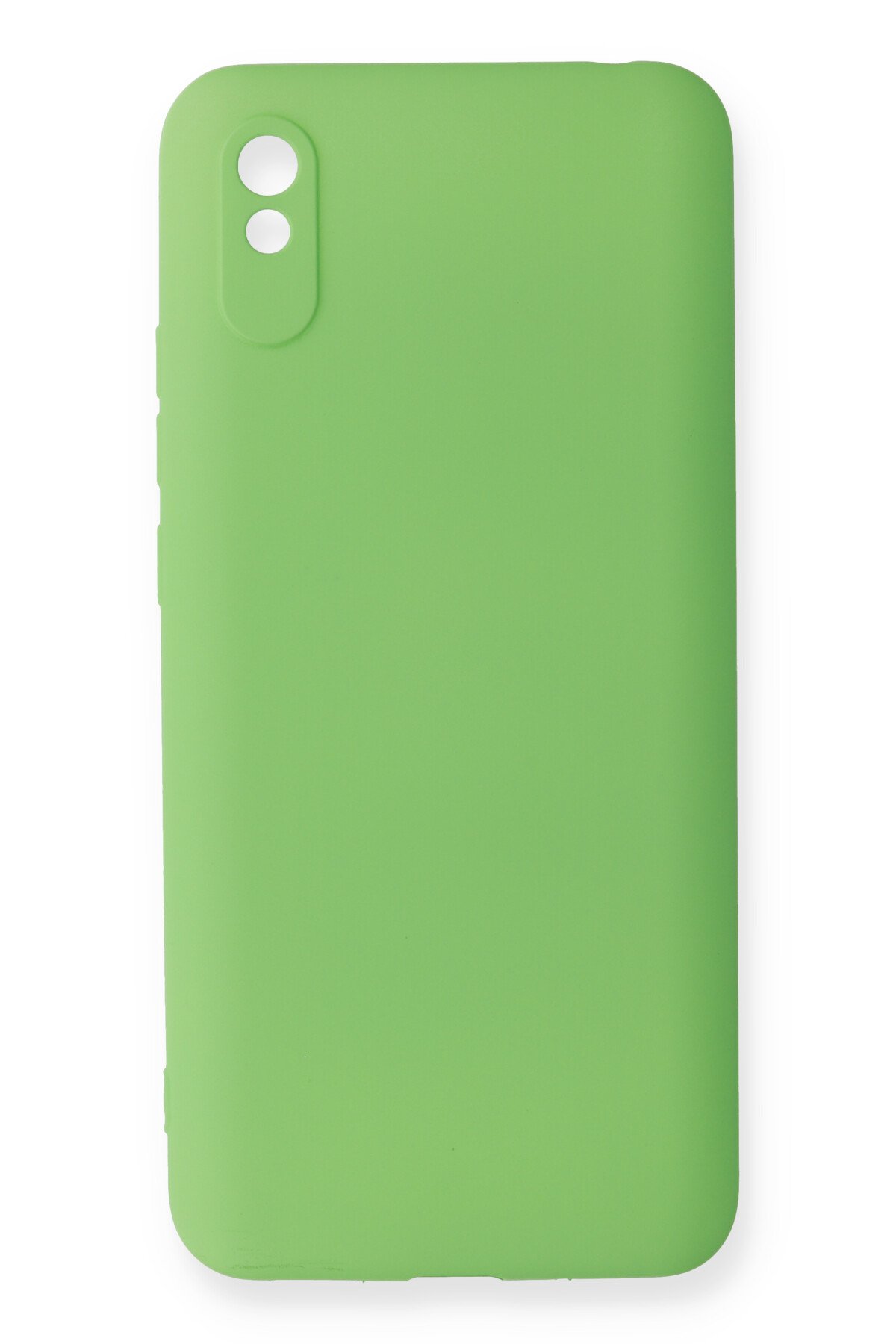 Newface Xiaomi Redmi 9A Kılıf Nano içi Kadife Silikon - Pudra