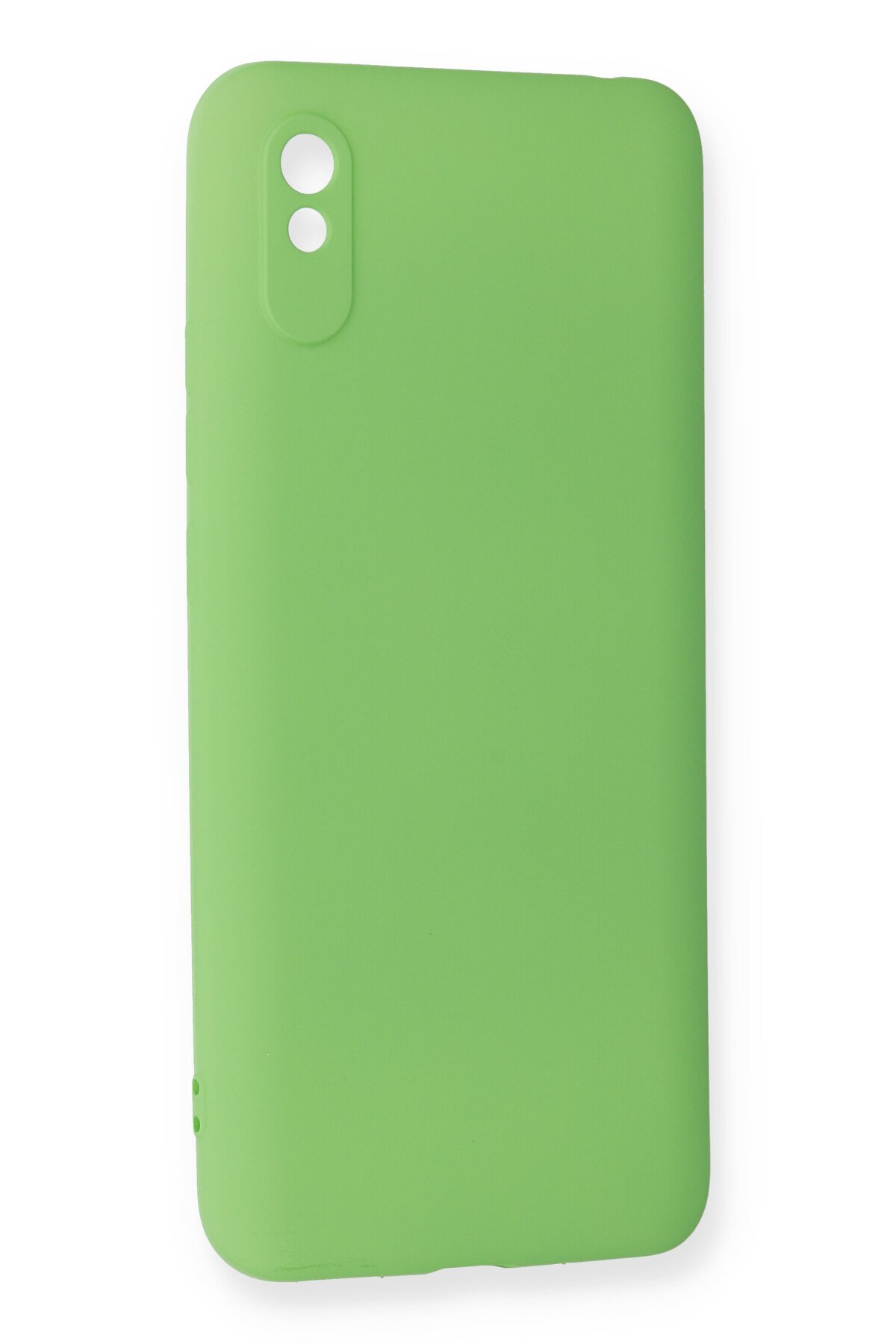 Newface Xiaomi Redmi 9A Kılıf Nano içi Kadife Silikon - Pudra