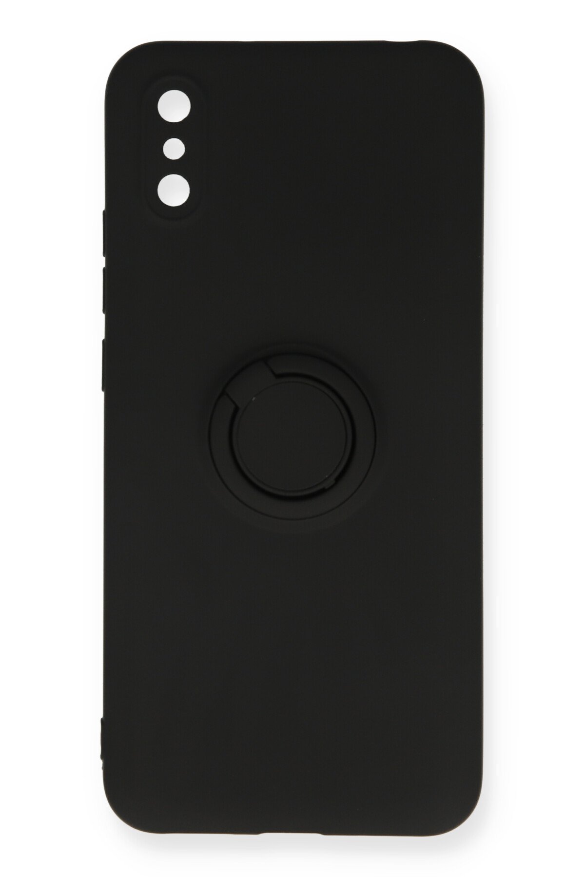 Newface Xiaomi Redmi 9A Kılıf Nano içi Kadife  Silikon - Siyah
