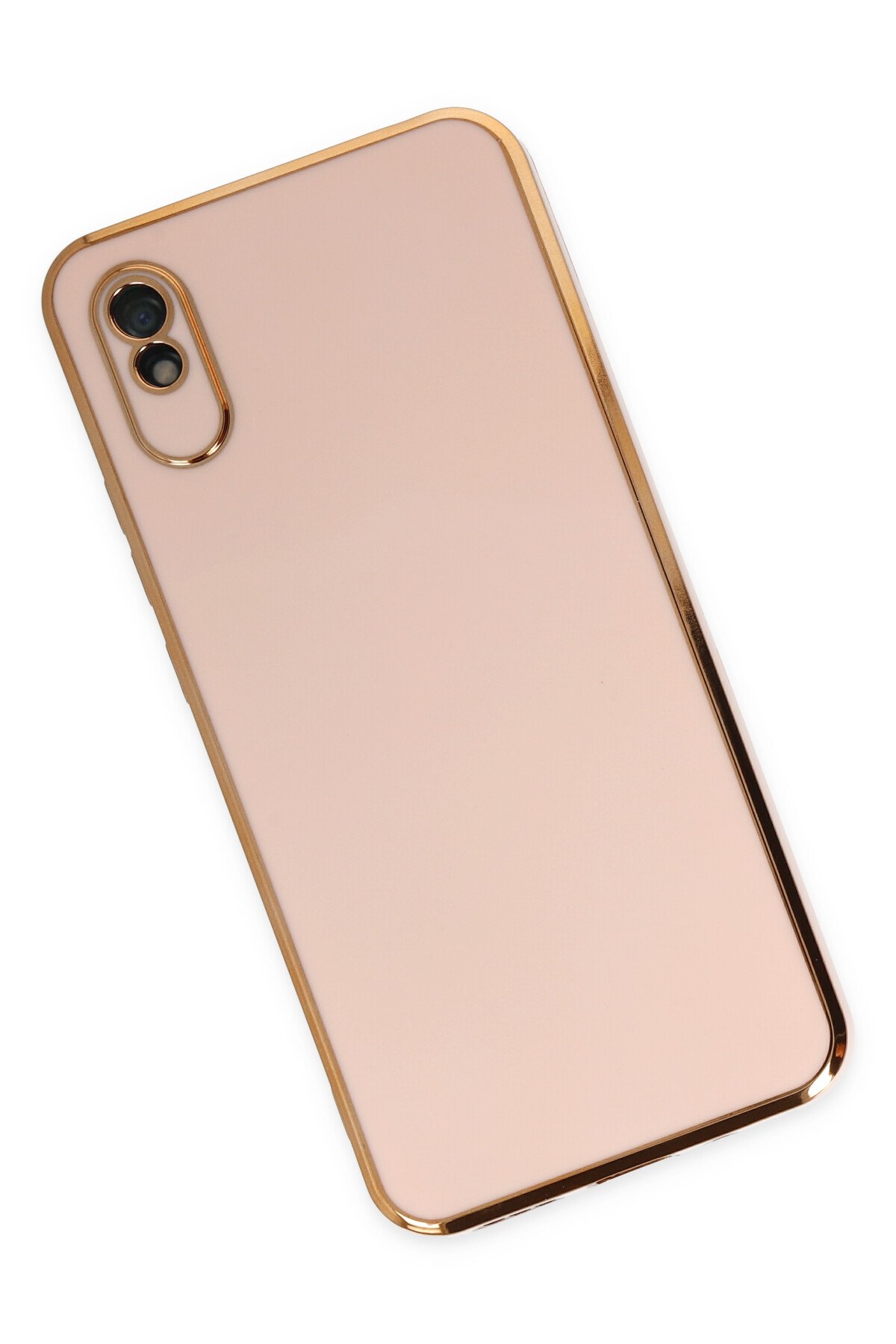 Newface Xiaomi Redmi 9A Kılıf Nano içi Kadife Silikon - Mor