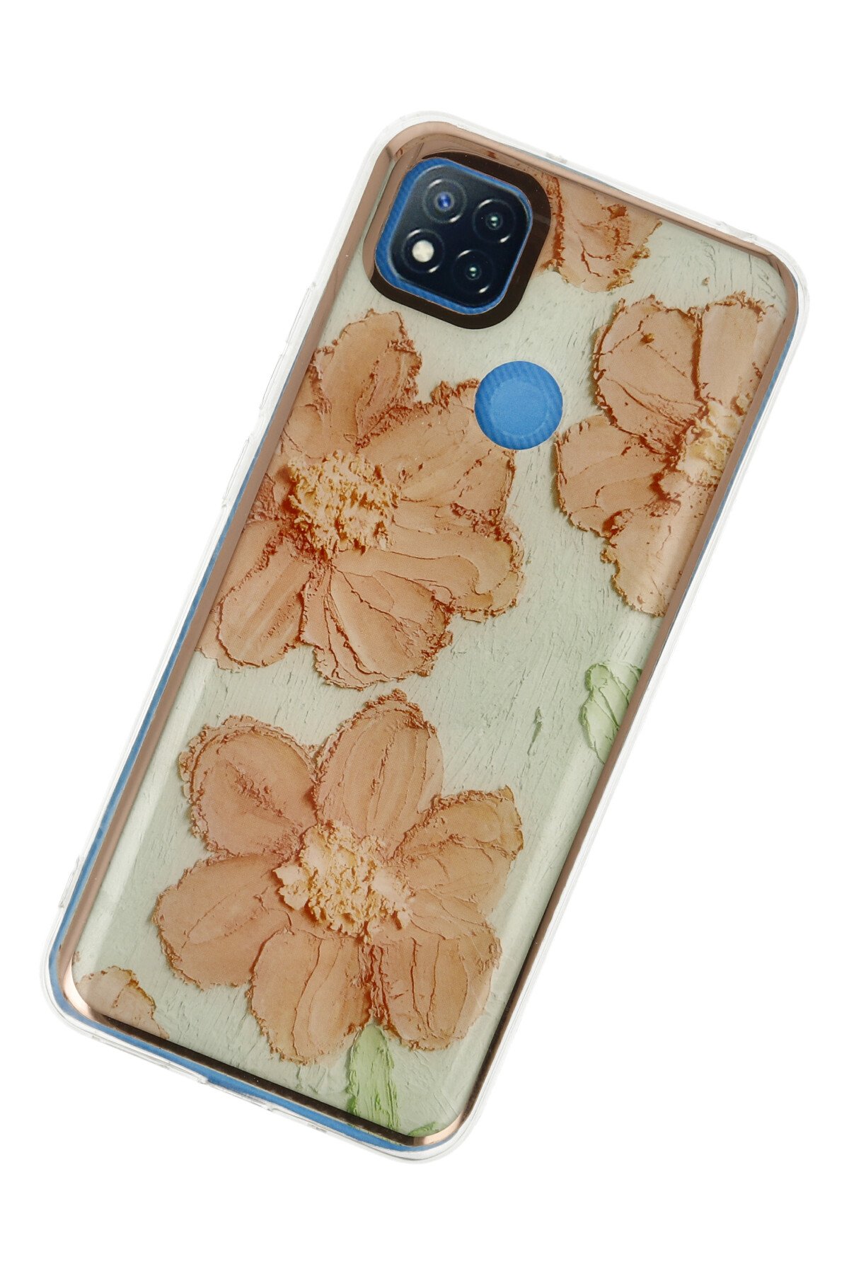 Newface Xiaomi Redmi 9C Kılıf Pars Lens Yüzüklü Silikon - Kırmızı
