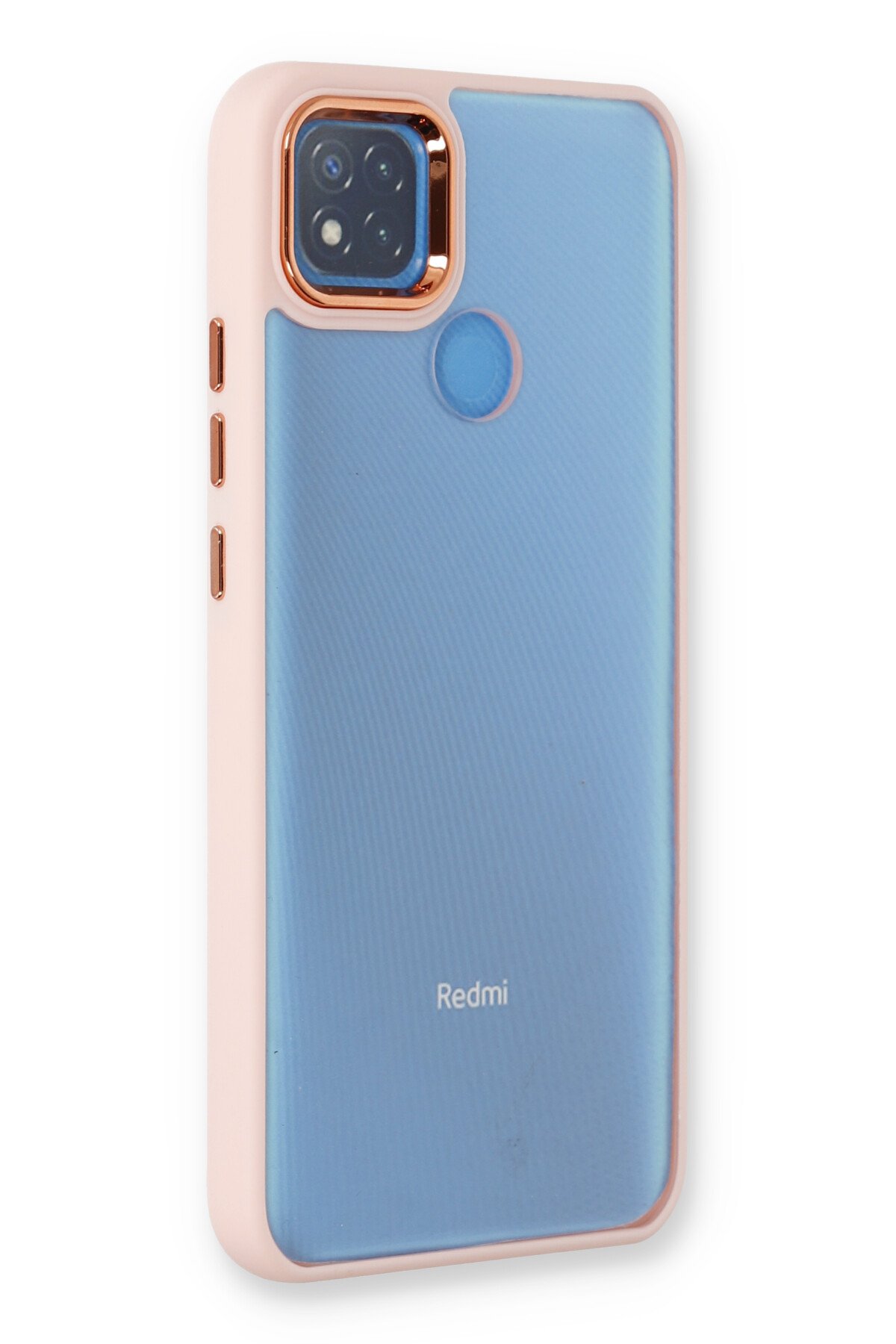 Newface Xiaomi Redmi 9C Kılıf Nano içi Kadife Silikon - Lacivert