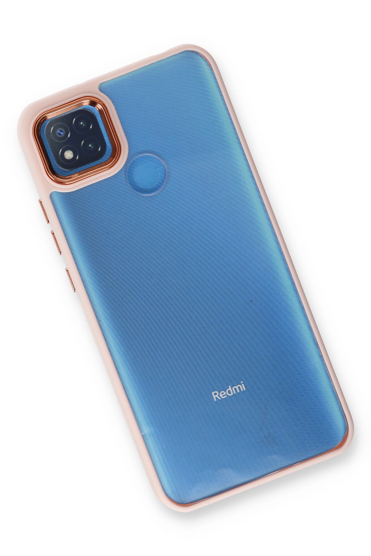 Newface Xiaomi Redmi 9C Kılıf Nano içi Kadife Silikon - Lacivert