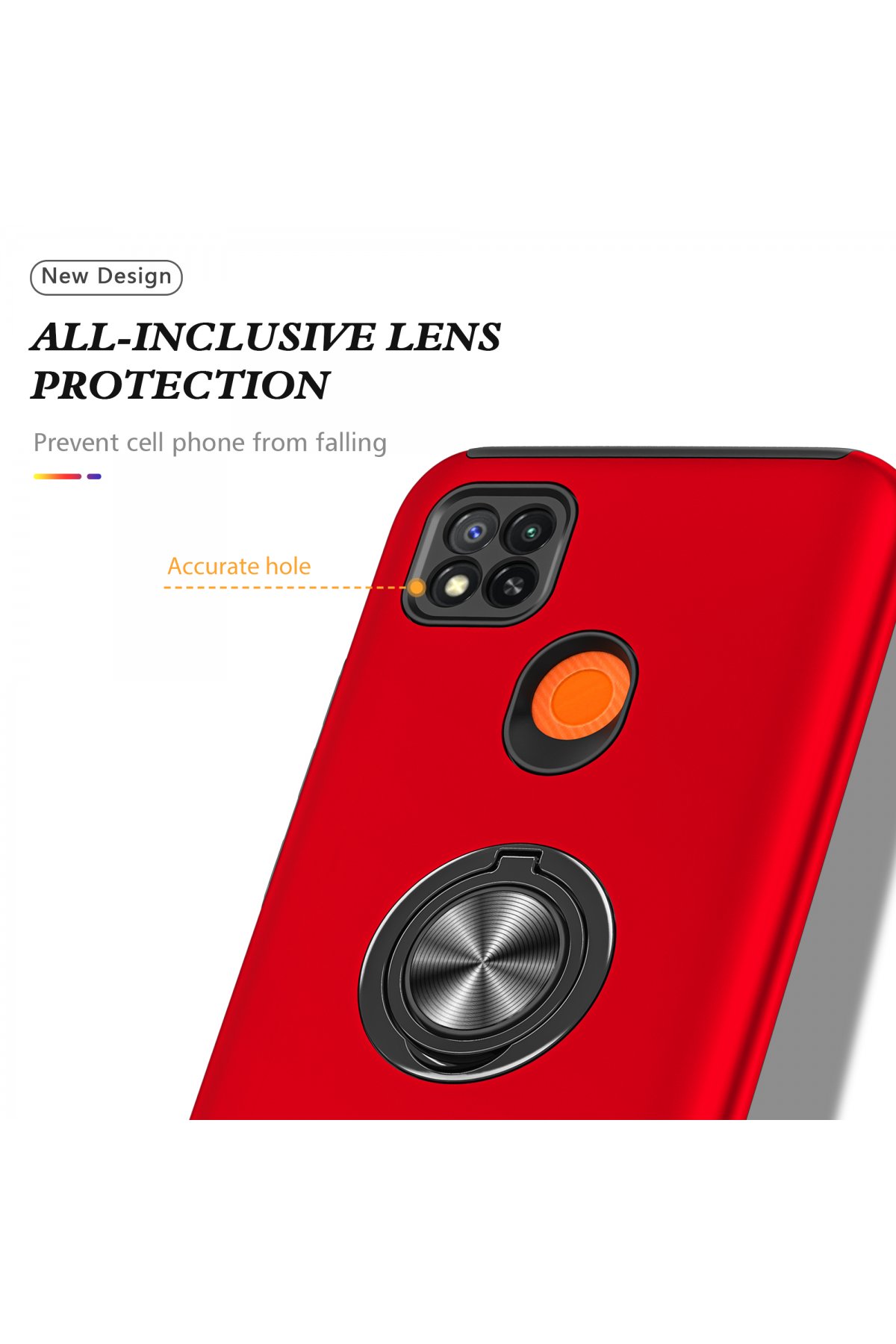 Newface Xiaomi Redmi 9C Kılıf Loop Deri Silikon - Yeşil