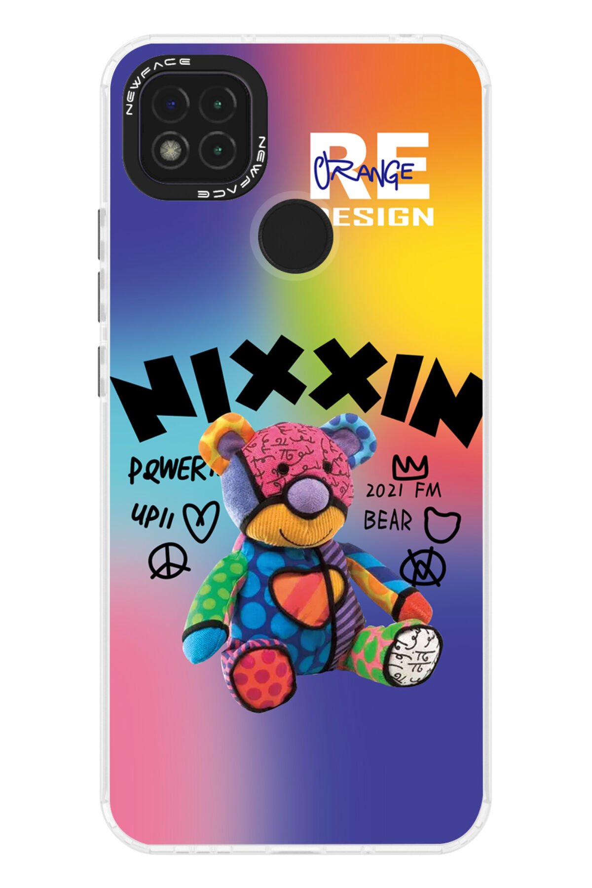 Newface Xiaomi Redmi 9C Kılıf Zuma Kartvizitli Yüzüklü Silikon - Lila