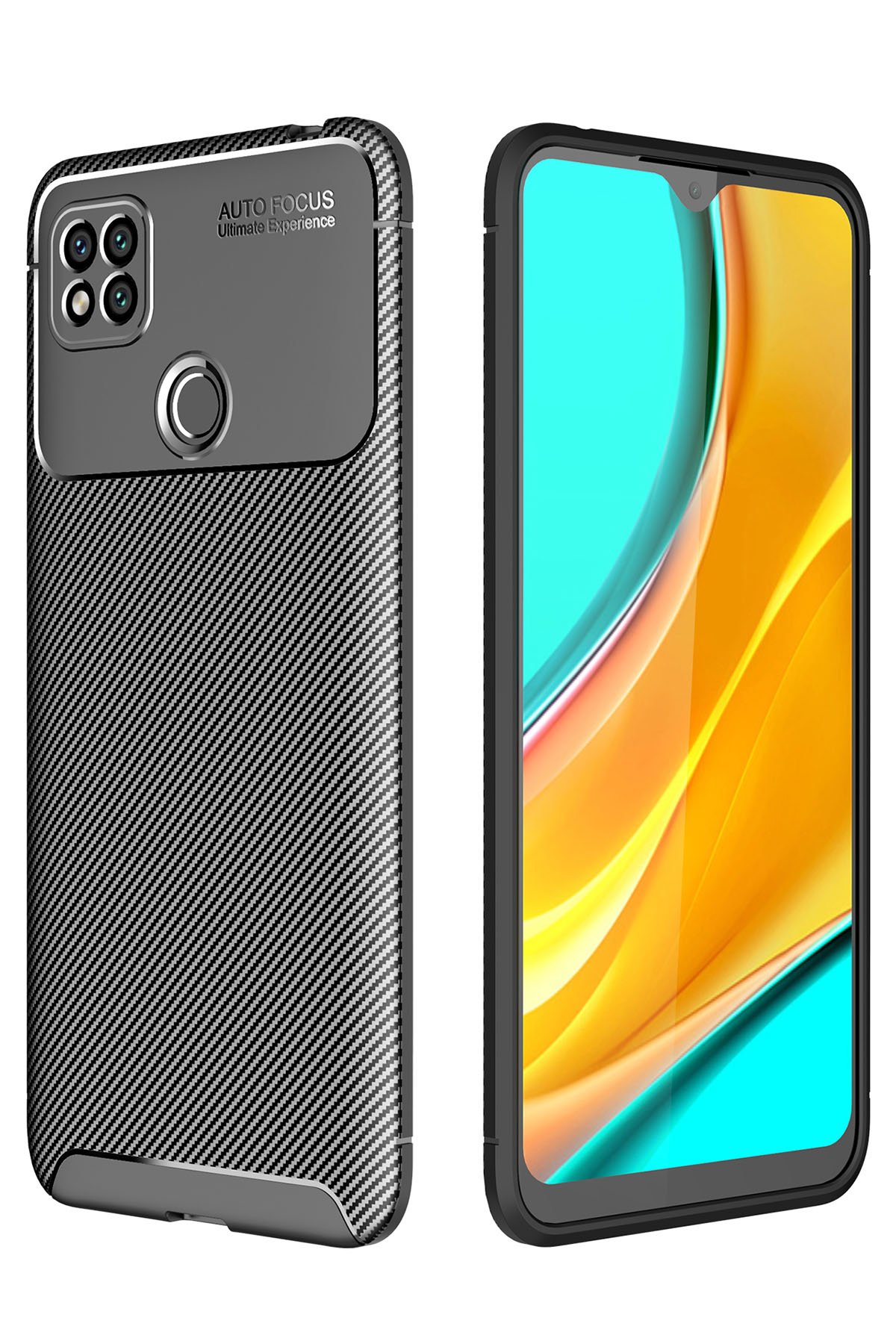 Newface Xiaomi Redmi 9C Kılıf Auto Focus Kapak - Lacivert