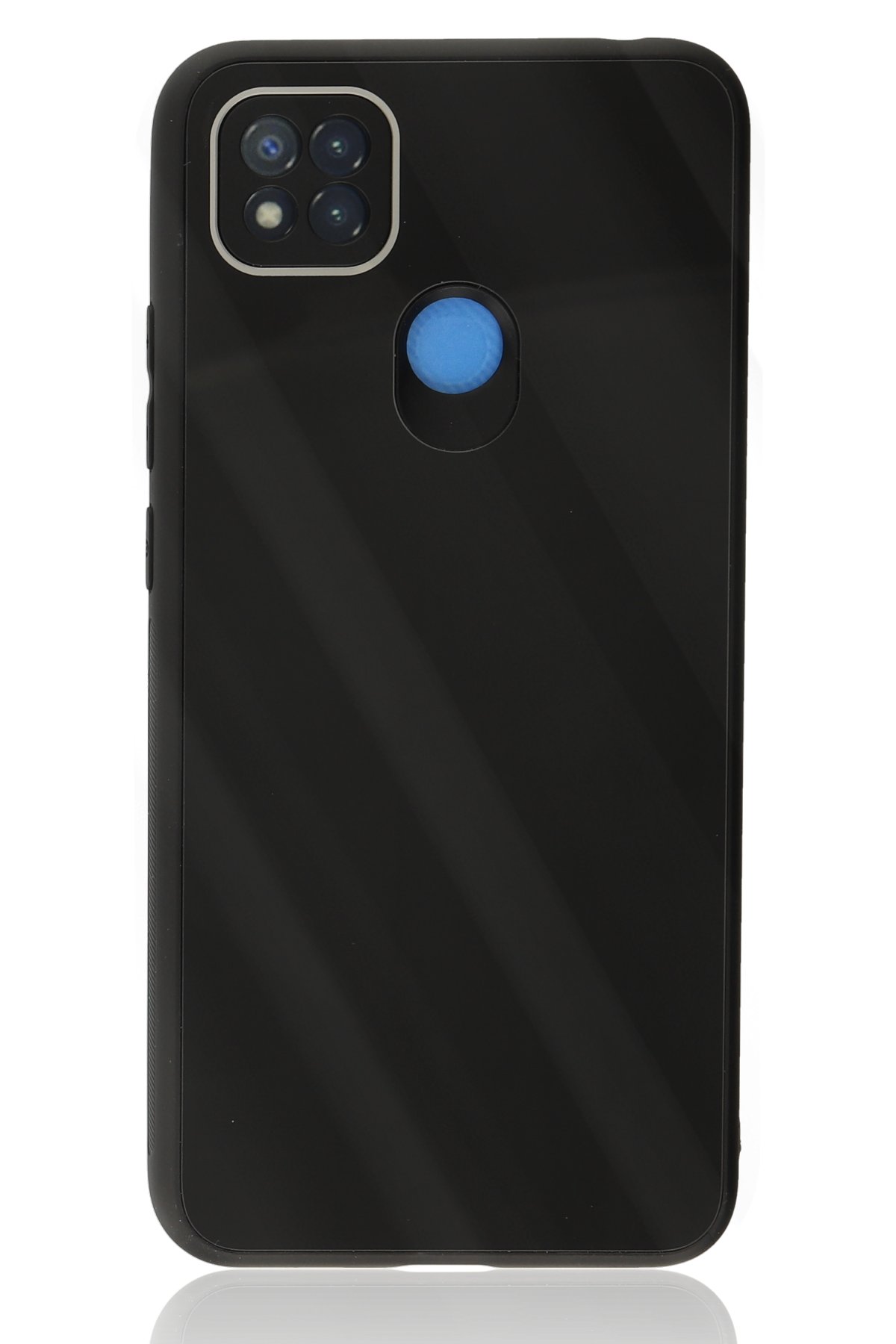 Newface Xiaomi Redmi 9C Kılıf Pars Lens Yüzüklü Silikon - Lacivert