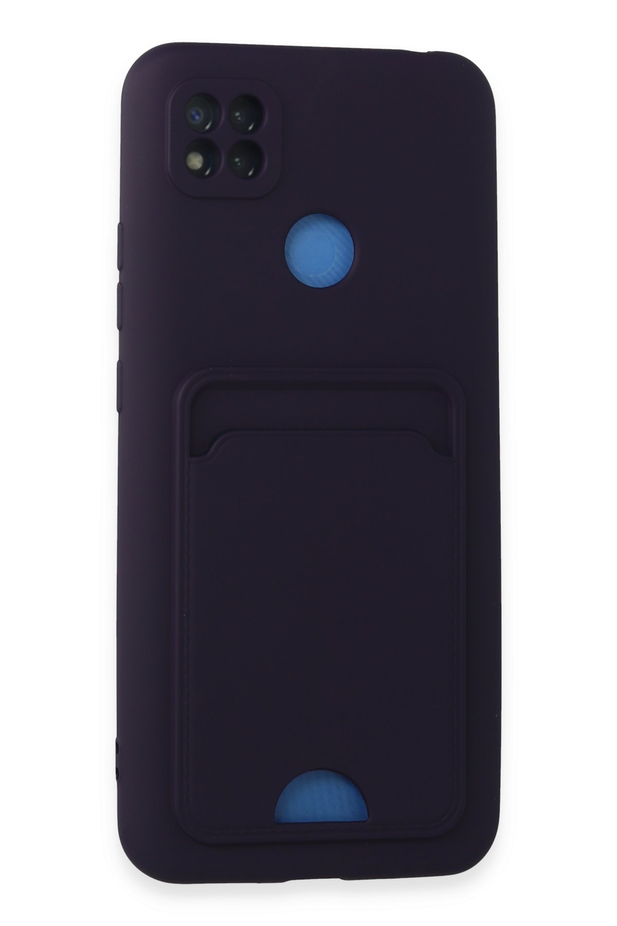 Newface Xiaomi Redmi 9C Kılıf Volet Silikon - Kırmızı