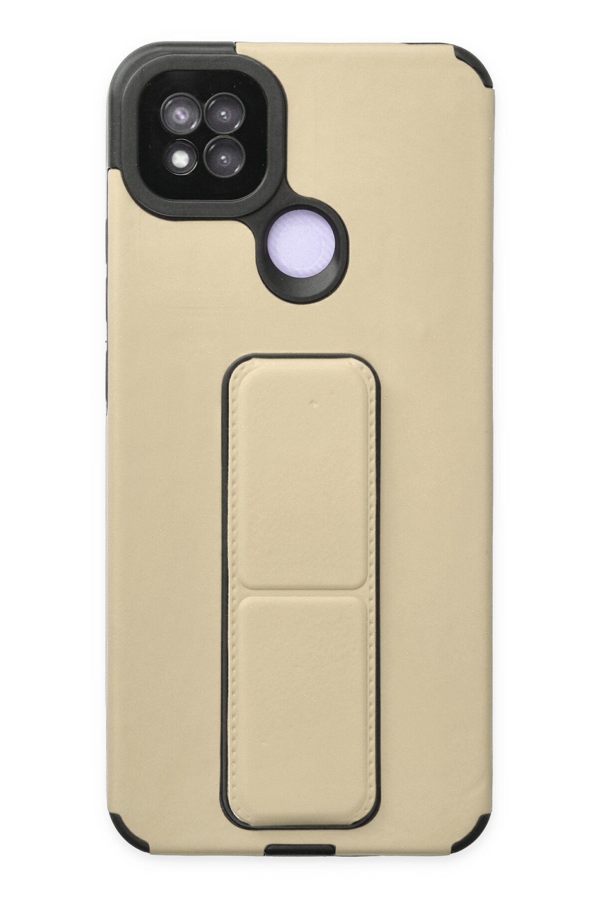 Newface Xiaomi Redmi 9C Kılıf Mega Standlı Silikon - Siyah