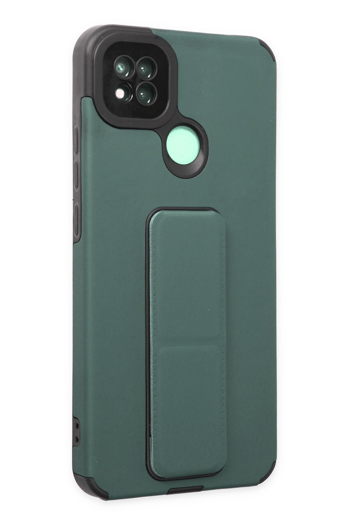 Newface Xiaomi Redmi 9C Kılıf Montreal Yüzüklü Silikon Kapak - Buz Mavi