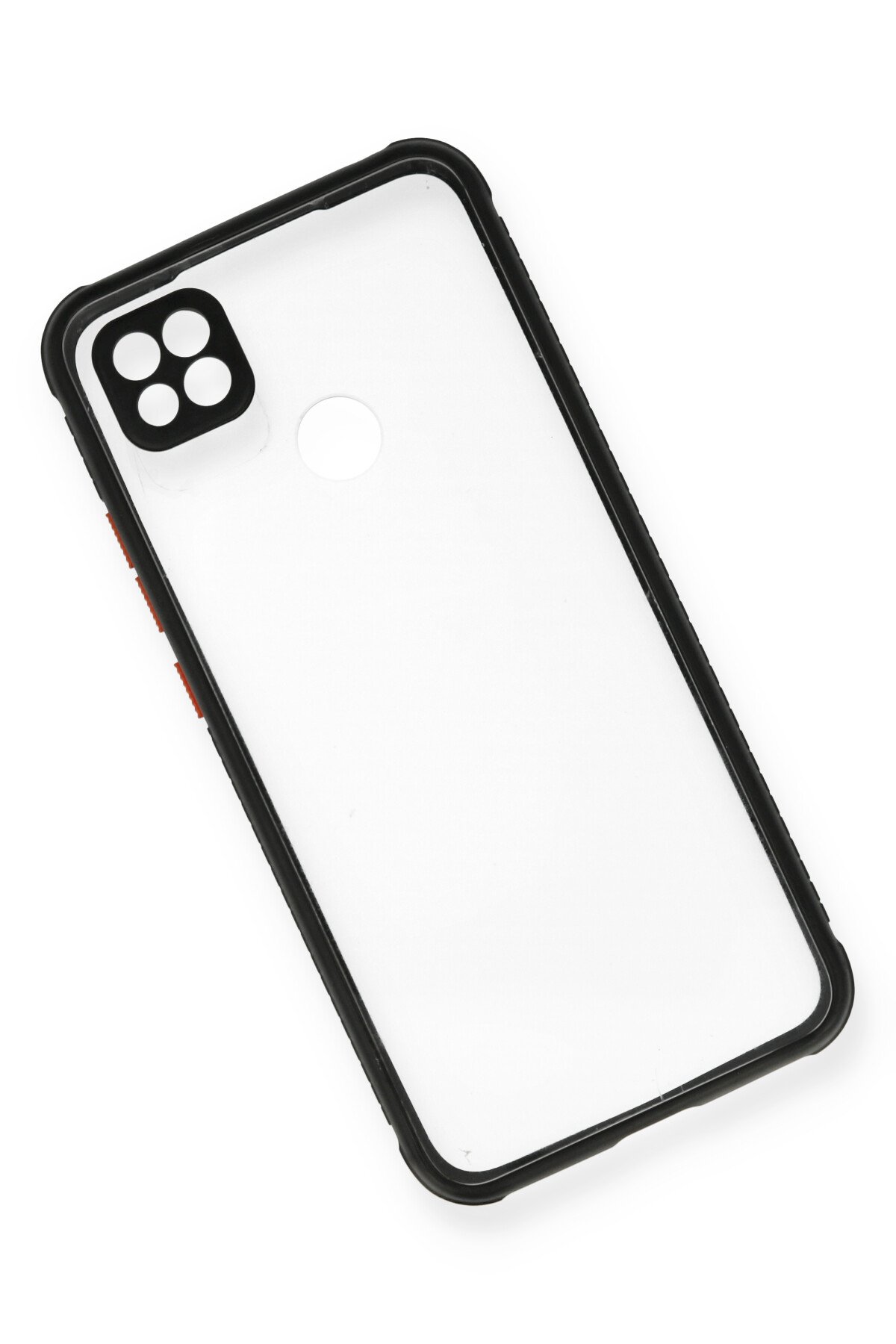 Newface Xiaomi Redmi 9C Kılıf Pars Lens Yüzüklü Silikon - Kırmızı