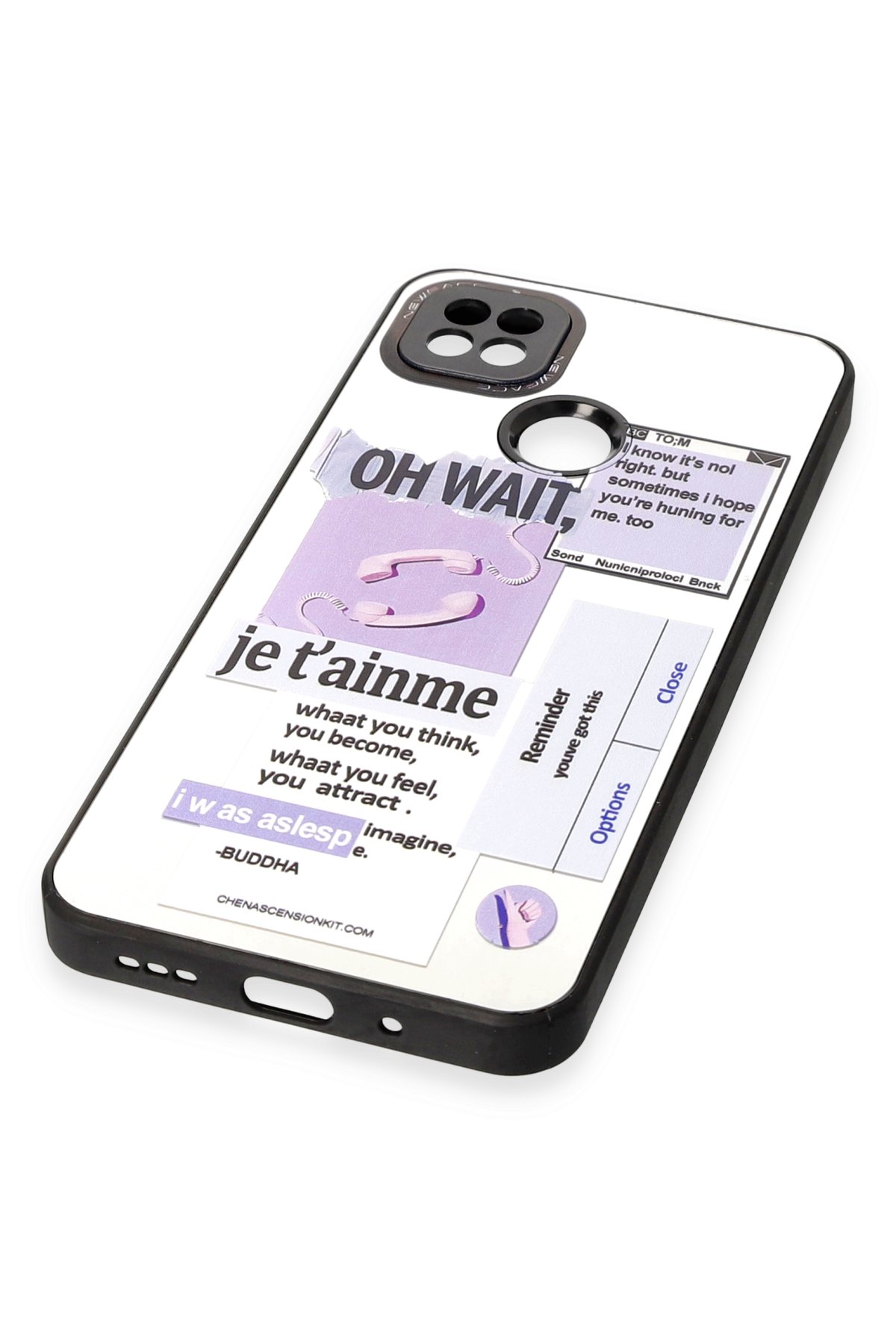 Newface Xiaomi Redmi 9C Kılıf Montreal Yüzüklü Silikon Kapak - Sarı