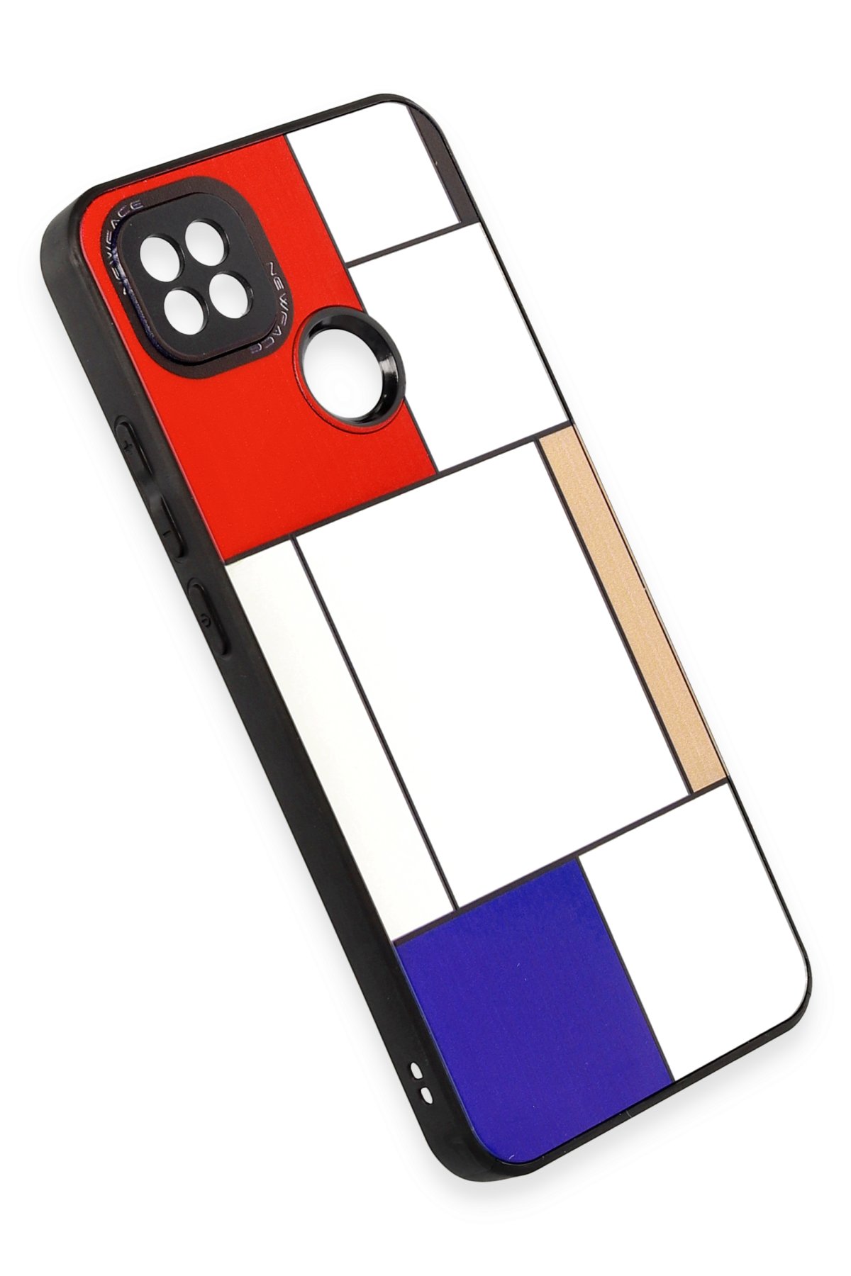 Newface Xiaomi Redmi 9C Kılıf Palm Buzlu Kamera Sürgülü Silikon - Lila