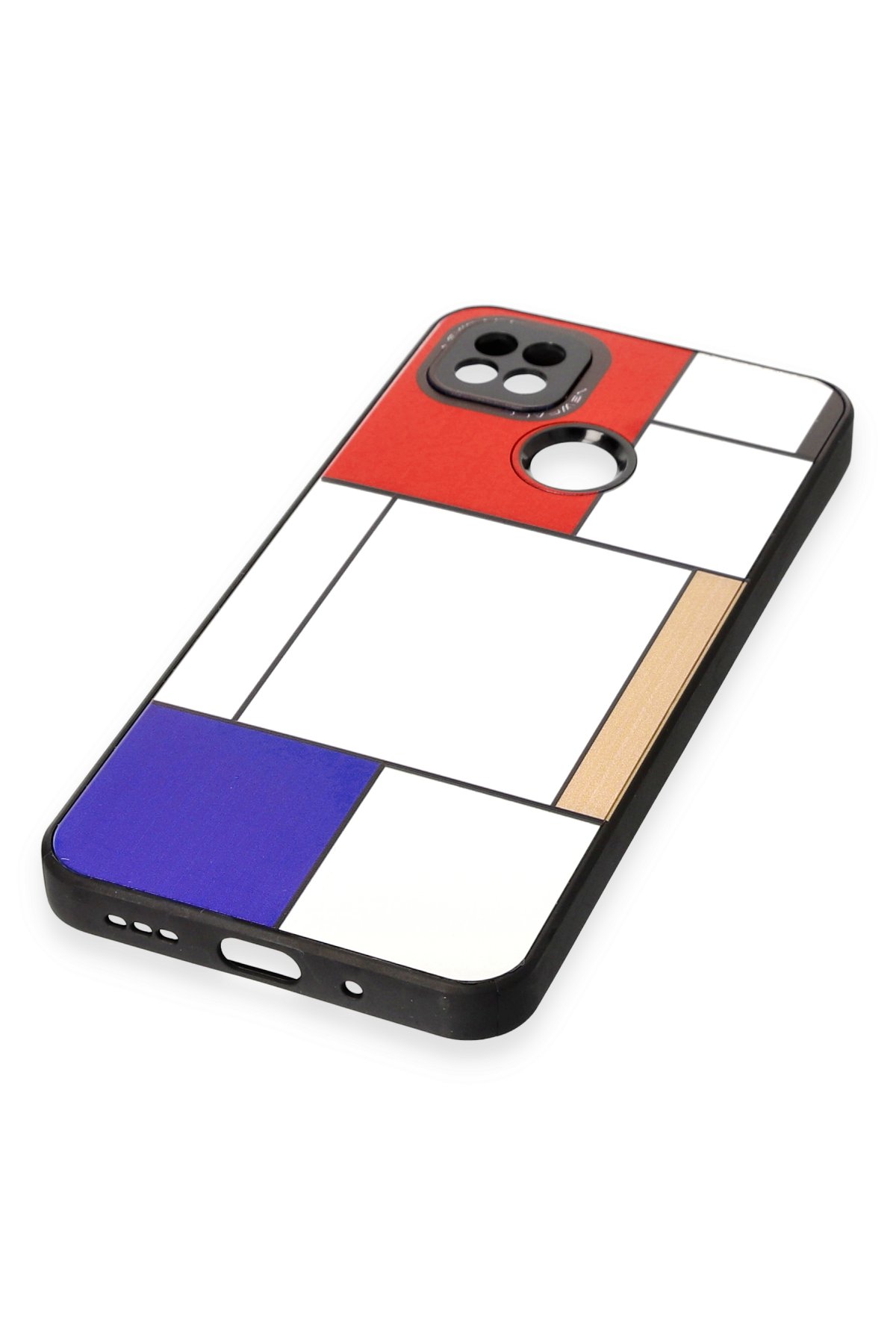 Newface Xiaomi Redmi 9C Kılıf Palm Buzlu Kamera Sürgülü Silikon - Lila