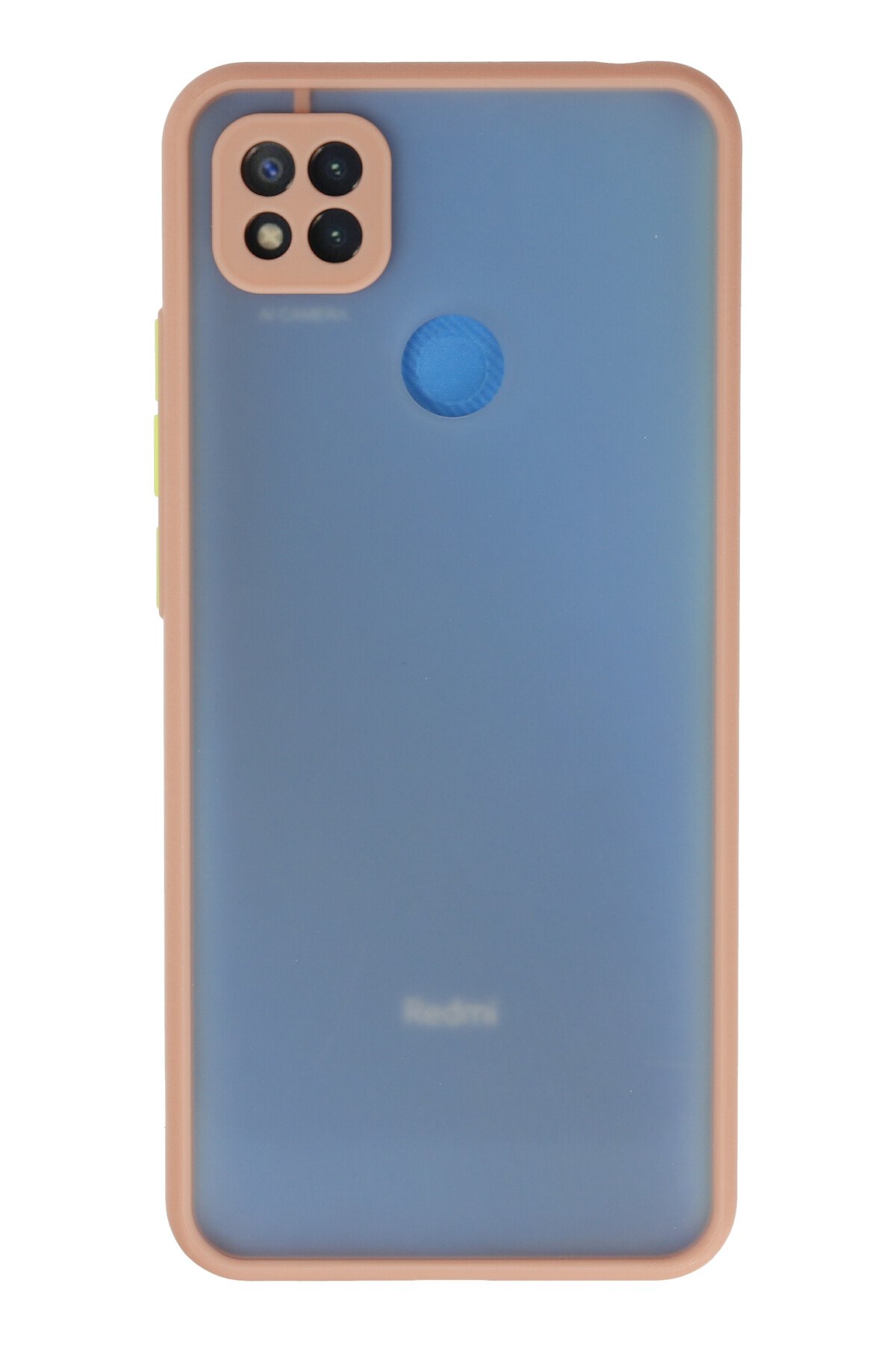 Newface Xiaomi Redmi 9C Kılıf Platin Silikon - Sarı