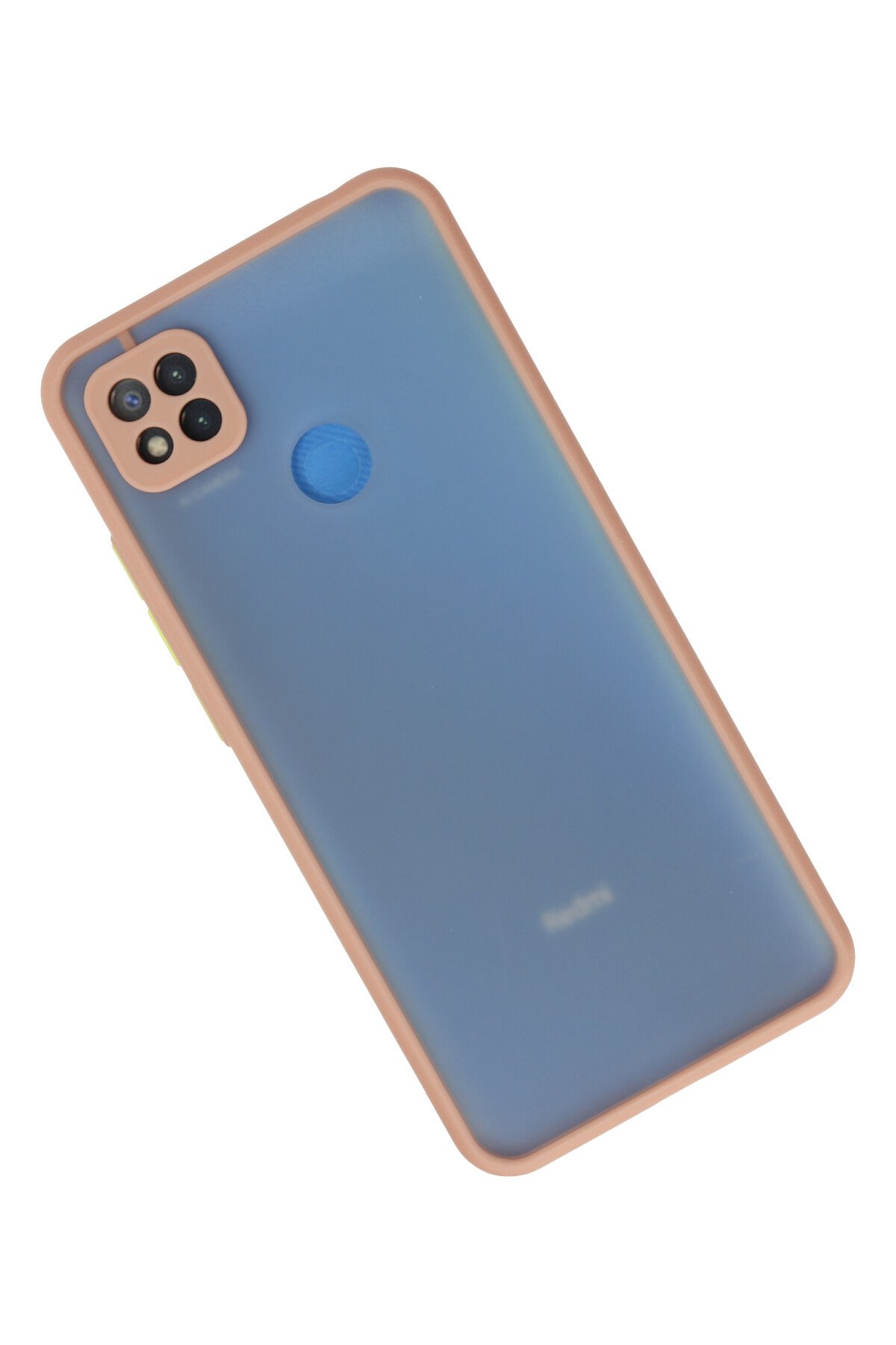 Newface Xiaomi Redmi 9C Kılıf Platin Silikon - Sarı