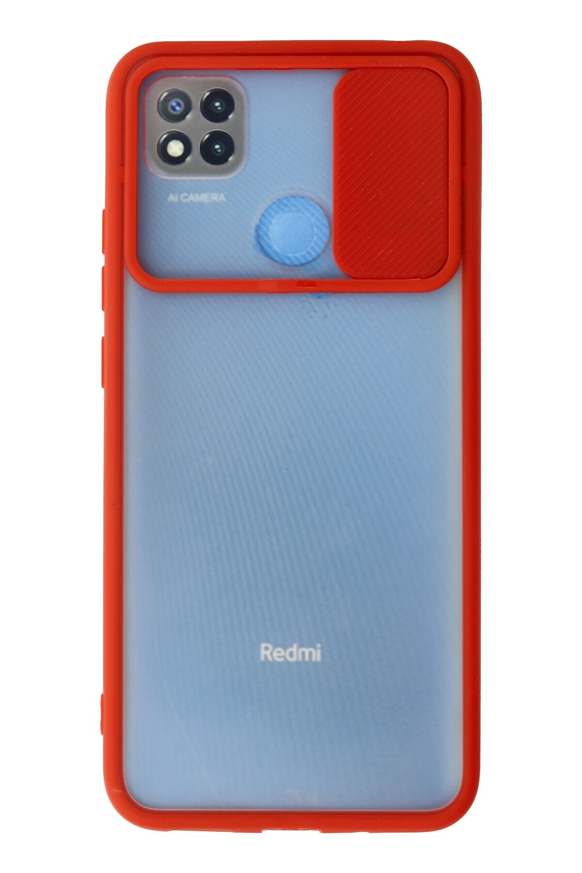 Newface Xiaomi Redmi 9C Kılıf Montreal Yüzüklü Silikon Kapak - Sarı