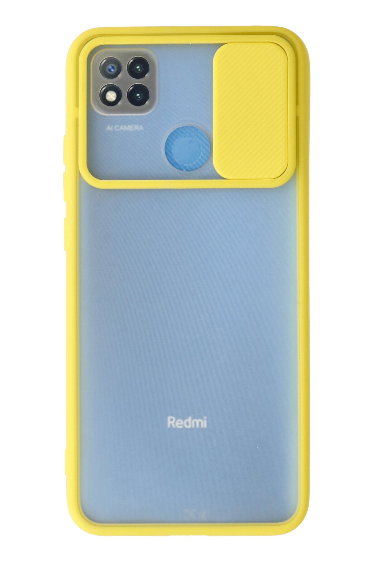 Newface Xiaomi Redmi 9C Kılıf Sofya Yüzüklü Silikon Kapak - Rose
