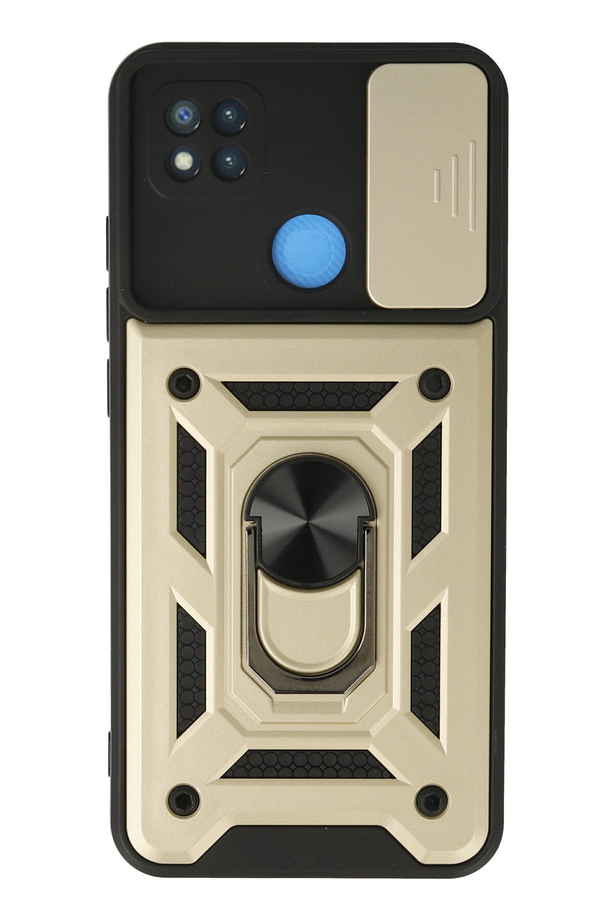 Newface Xiaomi Redmi 9C Kılıf Volet Silikon - Beyaz