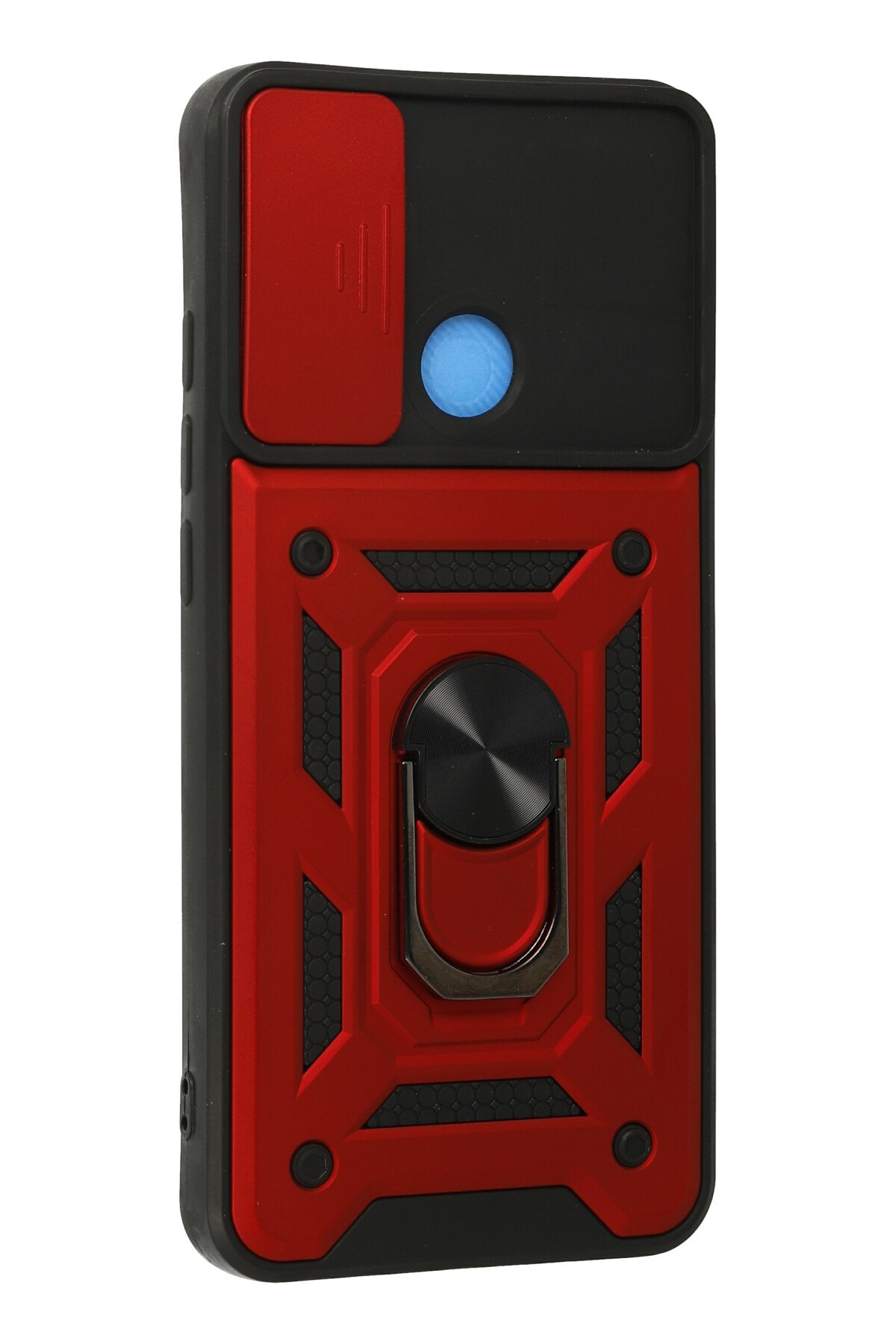 Newface Xiaomi Redmi 9C Kılıf Zuma Kartvizitli Yüzüklü Silikon - Yeşil