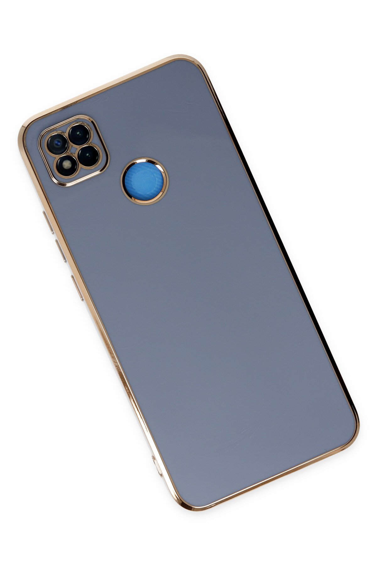 Newface Xiaomi Redmi 9C Kılıf Sofya Yüzüklü Silikon Kapak - Rose