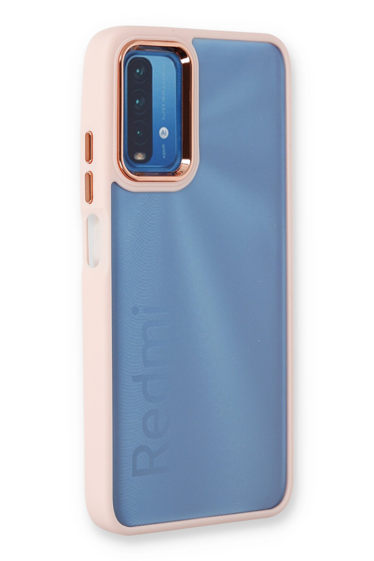 Newface Xiaomi Redmi 9T Kılıf Gros Yüzüklü Silikon - Siyah