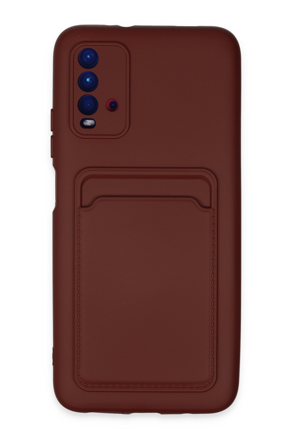 Newface Xiaomi Redmi 9T Kılıf Sofya Yüzüklü Silikon Kapak - Gold