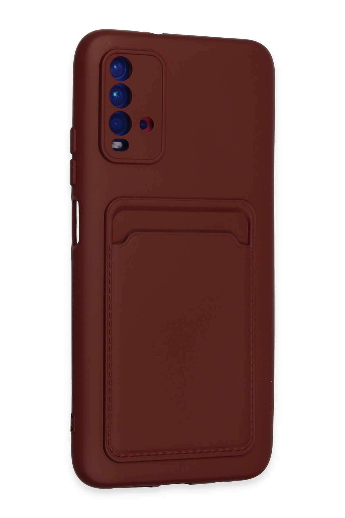 Newface Xiaomi Redmi 9T Kılıf Sofya Yüzüklü Silikon Kapak - Gold