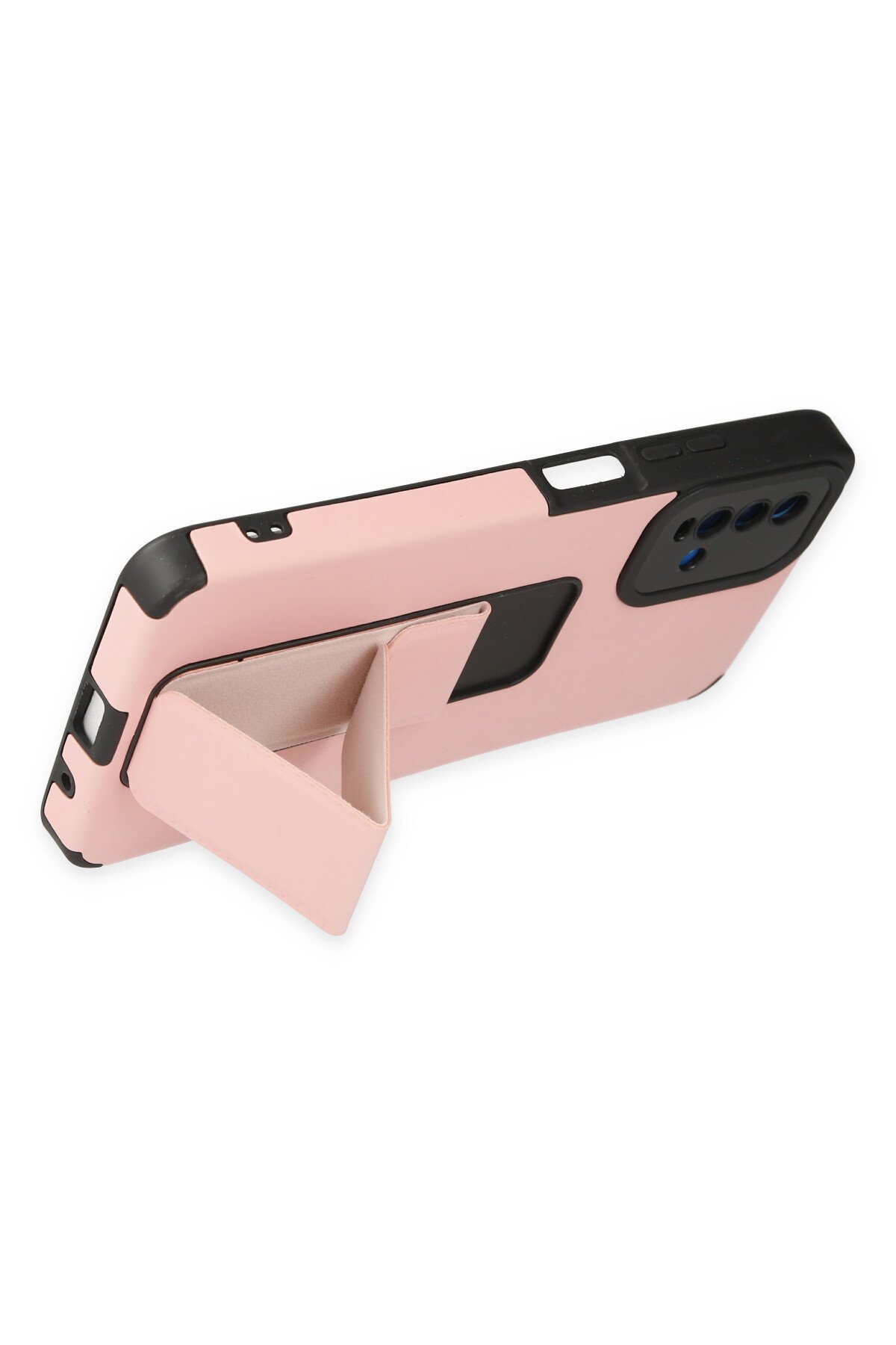 Newface Xiaomi Redmi 9T Kılıf Volet Silikon - Kırmızı