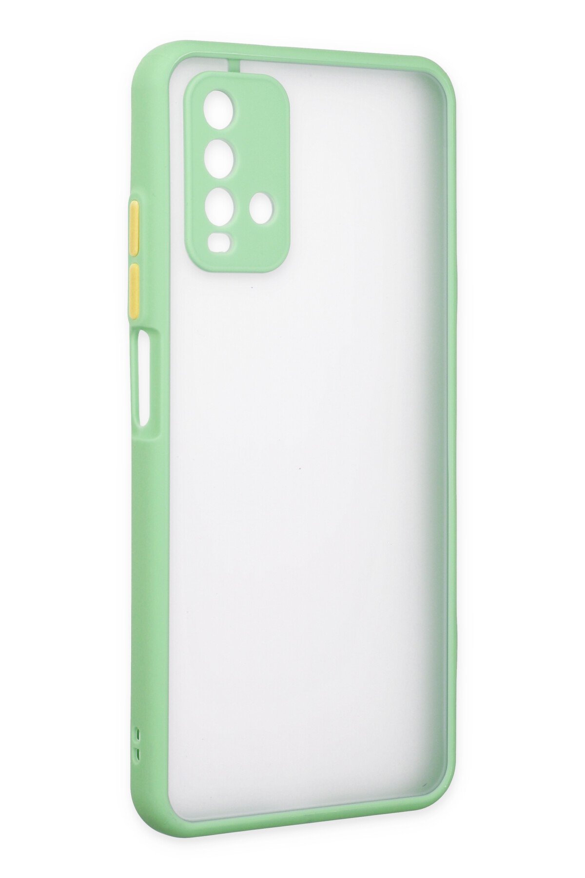 Newface Xiaomi Redmi 9T Kılıf Palm Buzlu Kamera Sürgülü Silikon - Pembe