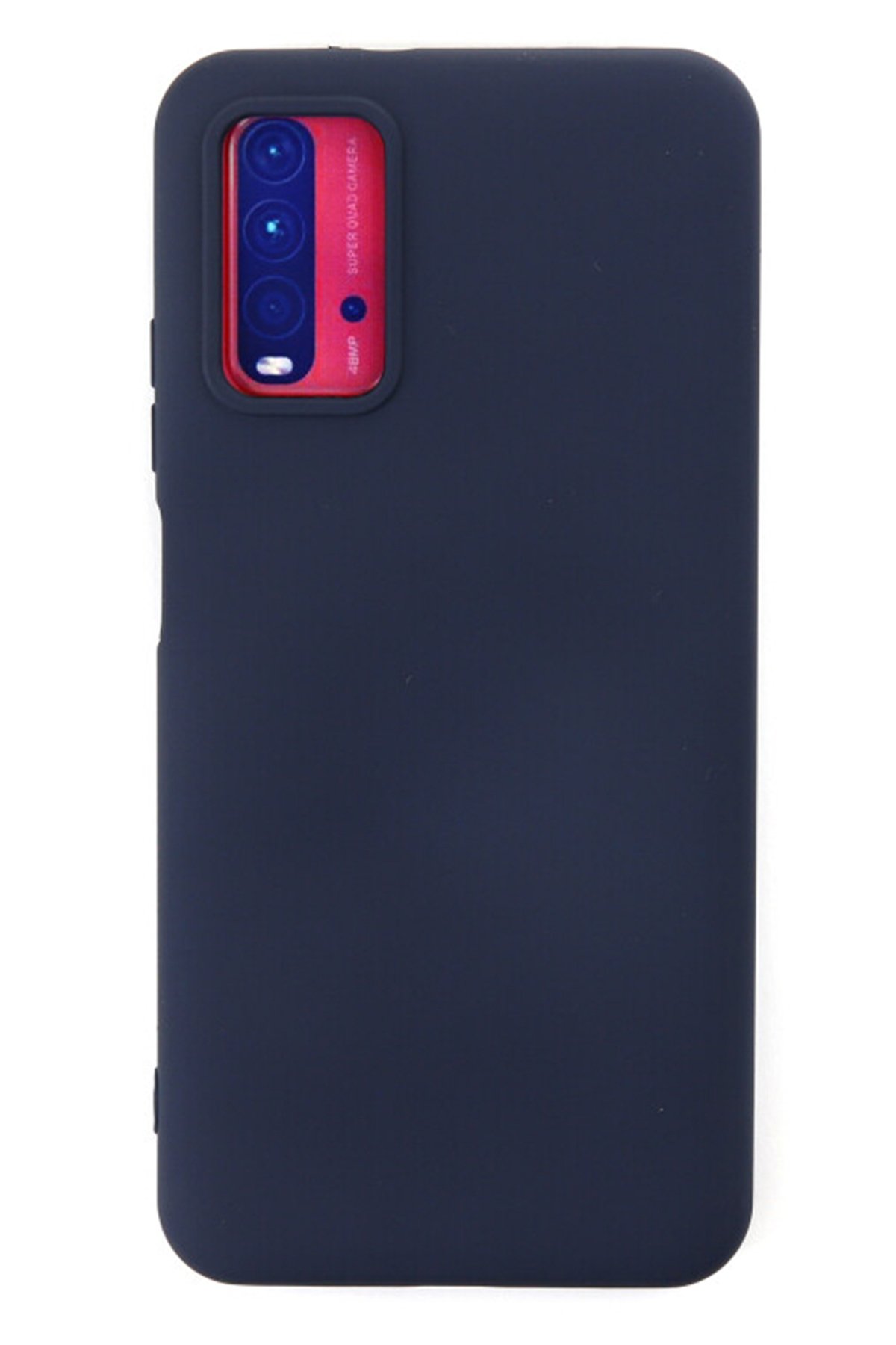 Newface Xiaomi Redmi 9T Kılıf Pars Lens Yüzüklü Silikon - Gümüş