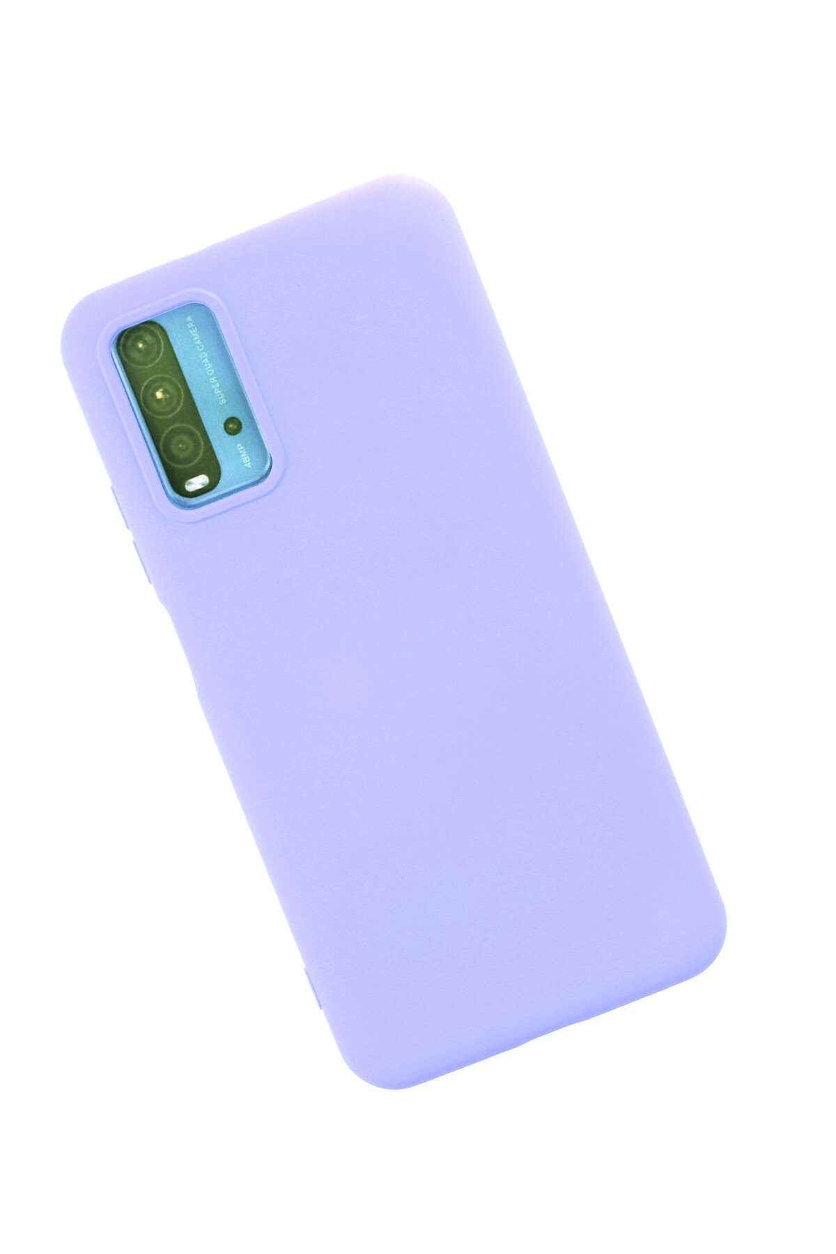 Newface Xiaomi Redmi 9T Kılıf Palm Buzlu Kamera Sürgülü Silikon - Sarı