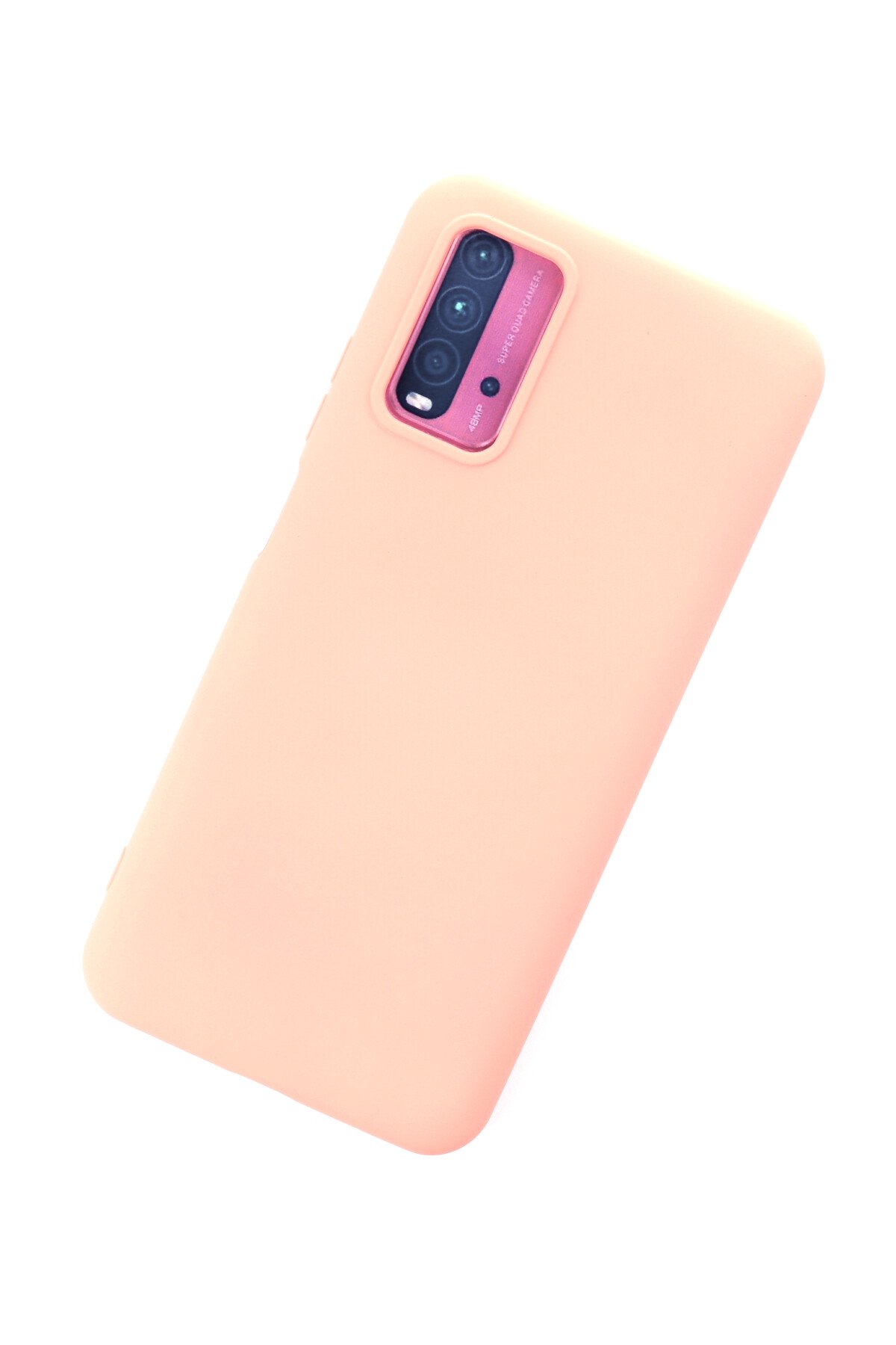 Newface Xiaomi Redmi 9T Kılıf Montreal Yüzüklü Silikon Kapak - Kırmızı